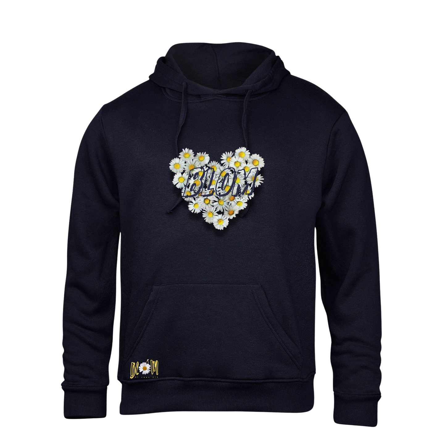 Blom ❤️Hoodie vir Dames