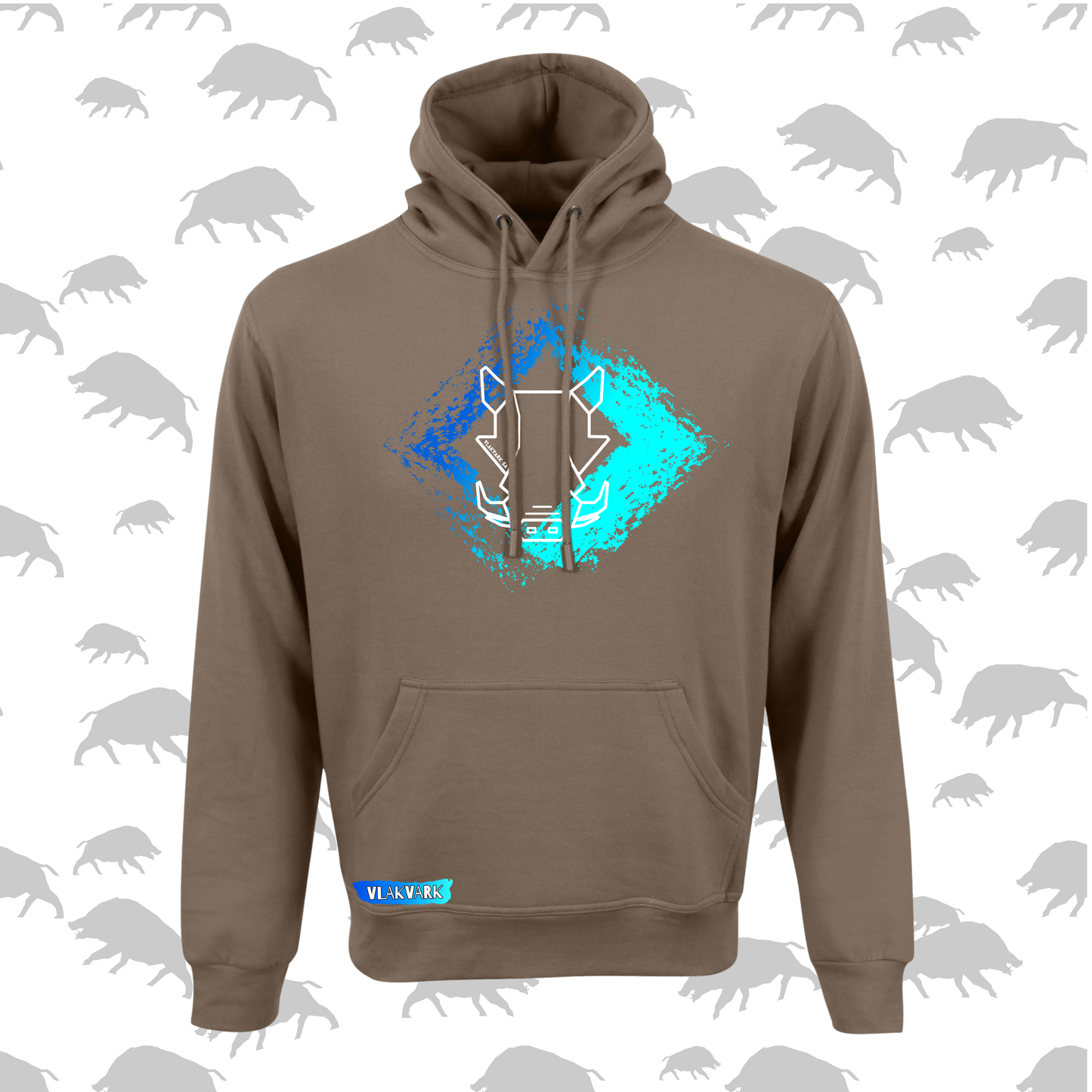 Vlakvark Hoodie V Mans en Dames (A)