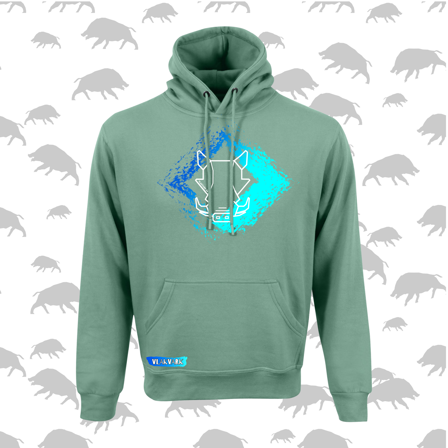 Vlakvark Hoodie V Mans en Dames (A)