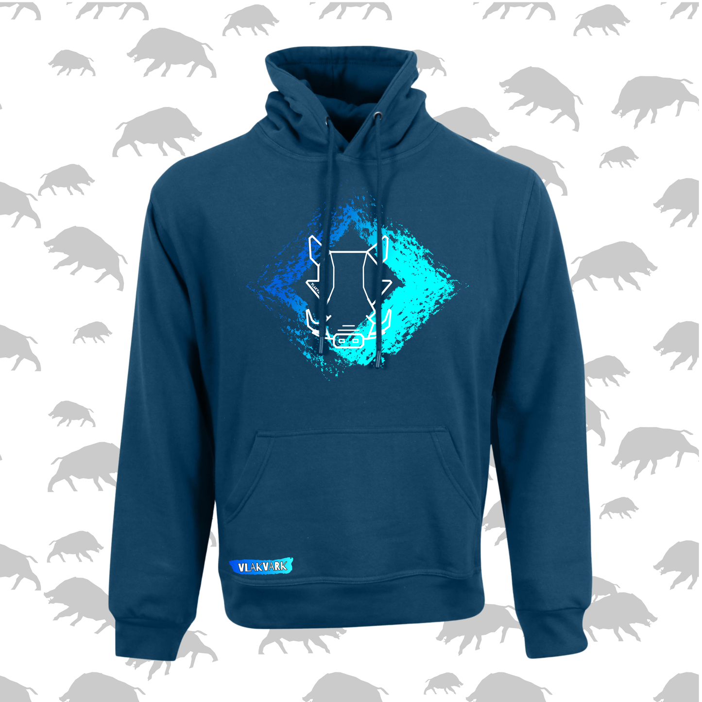 Vlakvark Hoodie V Mans en Dames (A)