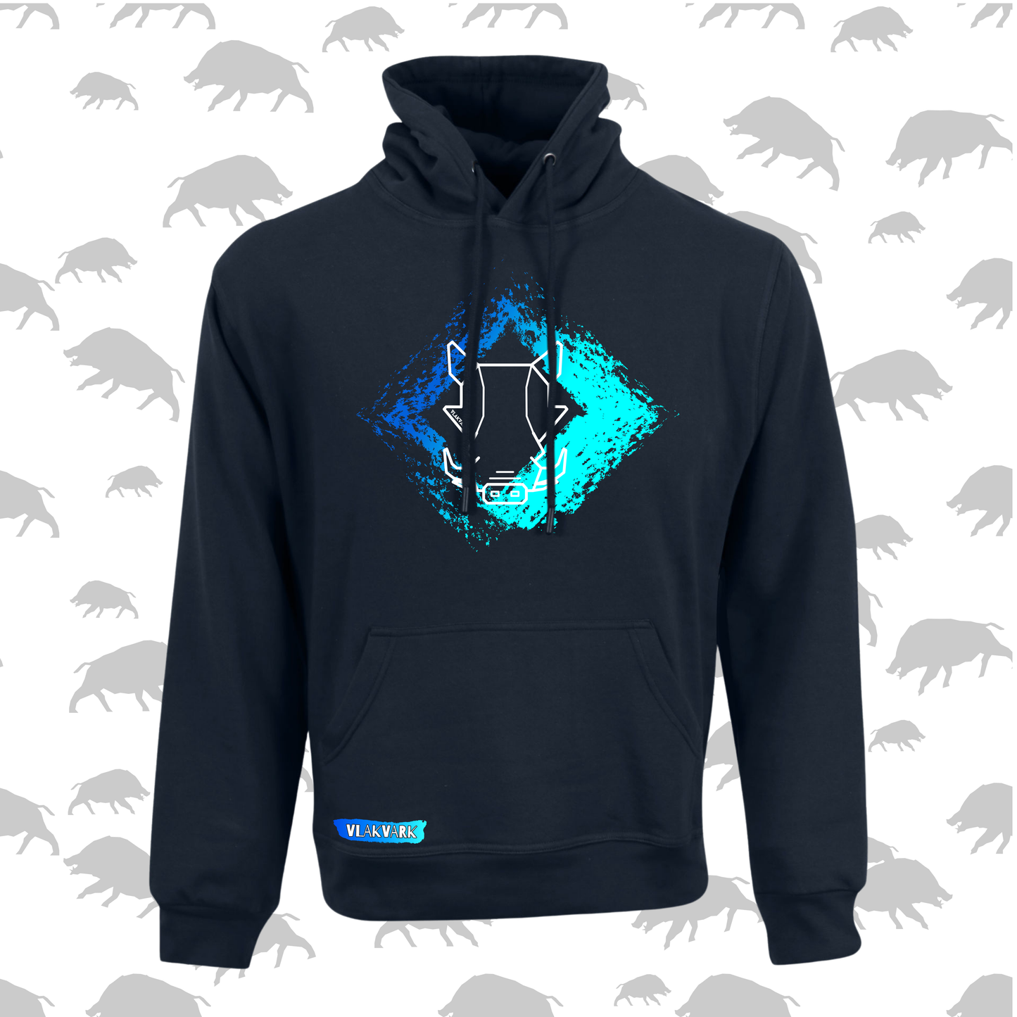 Vlakvark Hoodie V Mans en Dames (A)