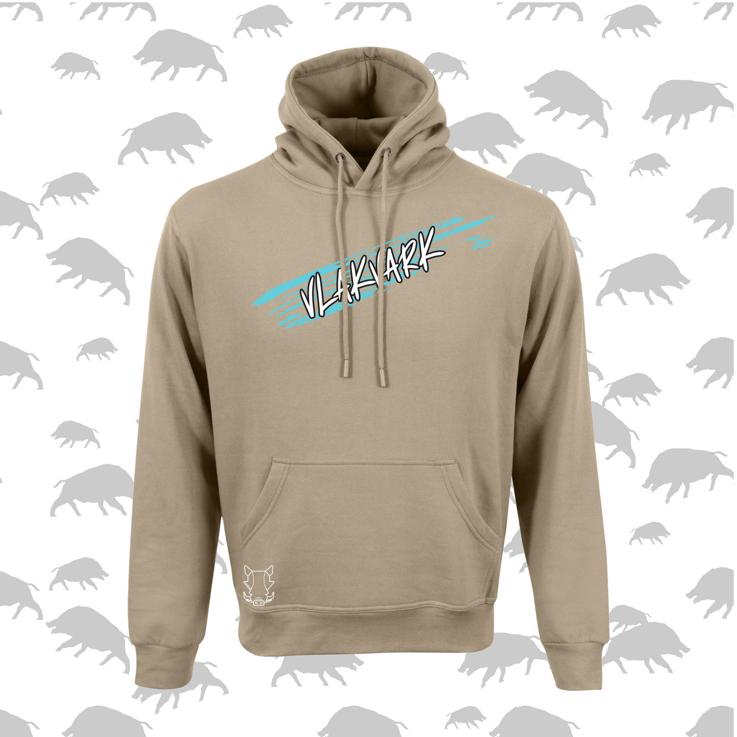 Vlakvark Hoodie V Mans en Dames