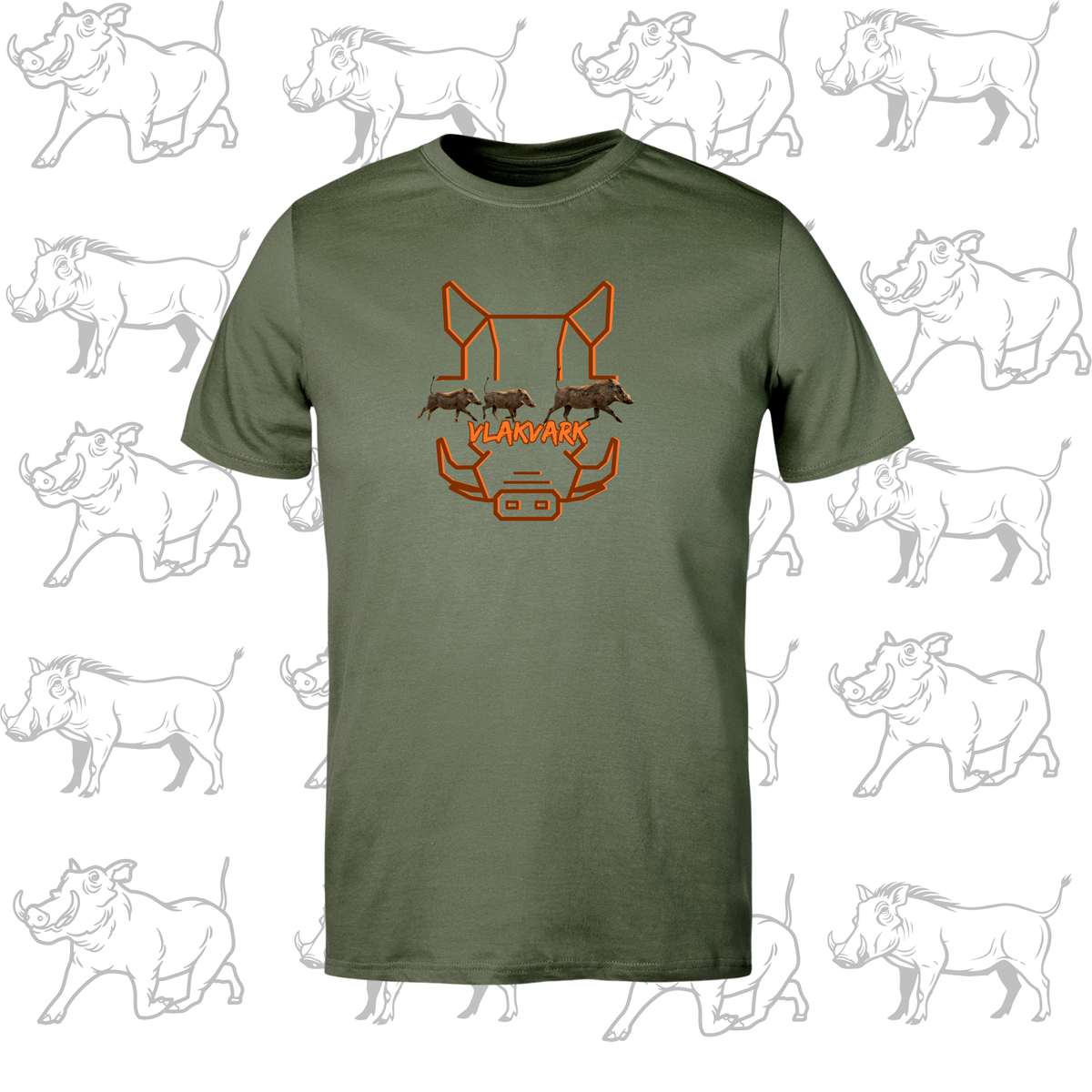 Vlakvark T-Hemp vir Mans (b) (Copy)