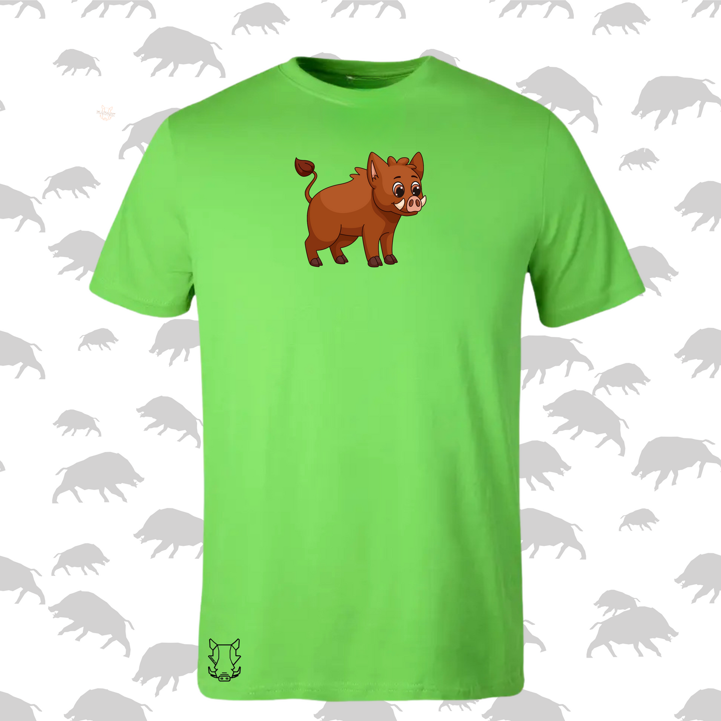 Vlakvark T-Hemp Vir Kids
