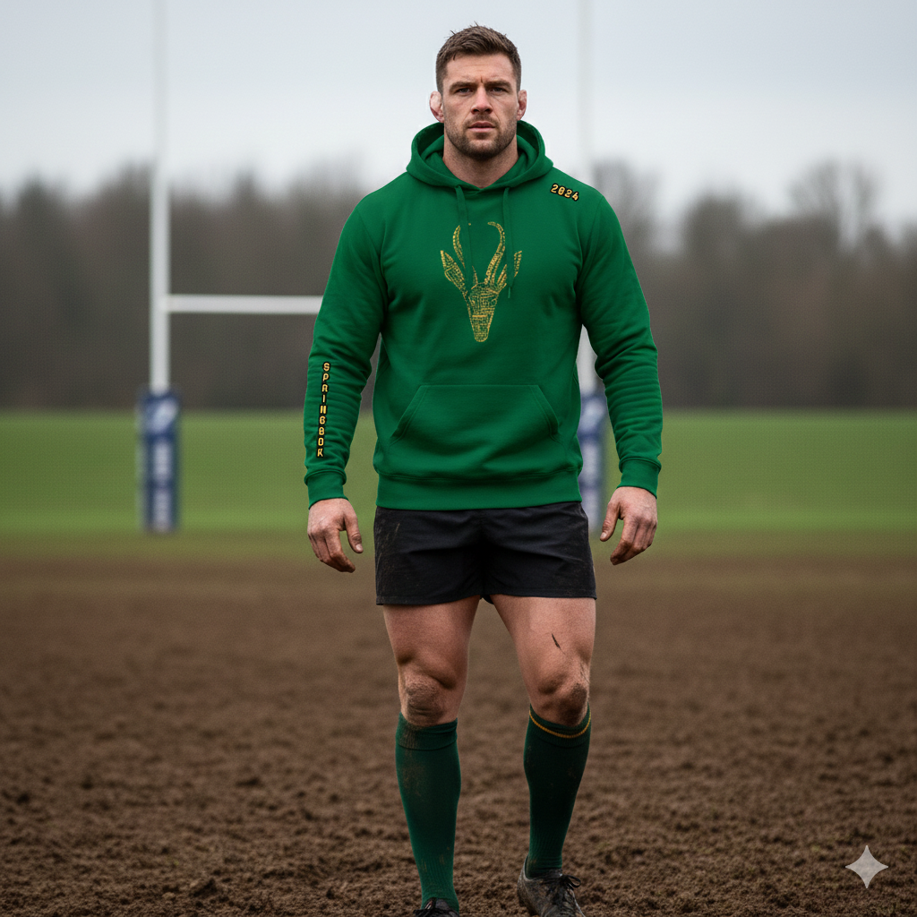 Vlakvark Springbok Rugby Hoodie