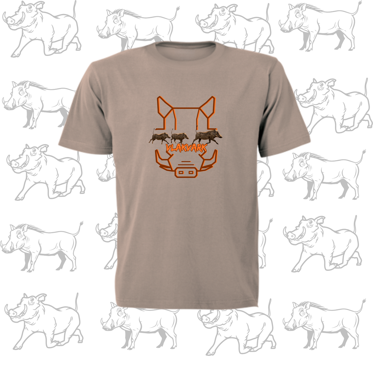 Vlakvark T-Hemp vir Mans (b) (Copy)