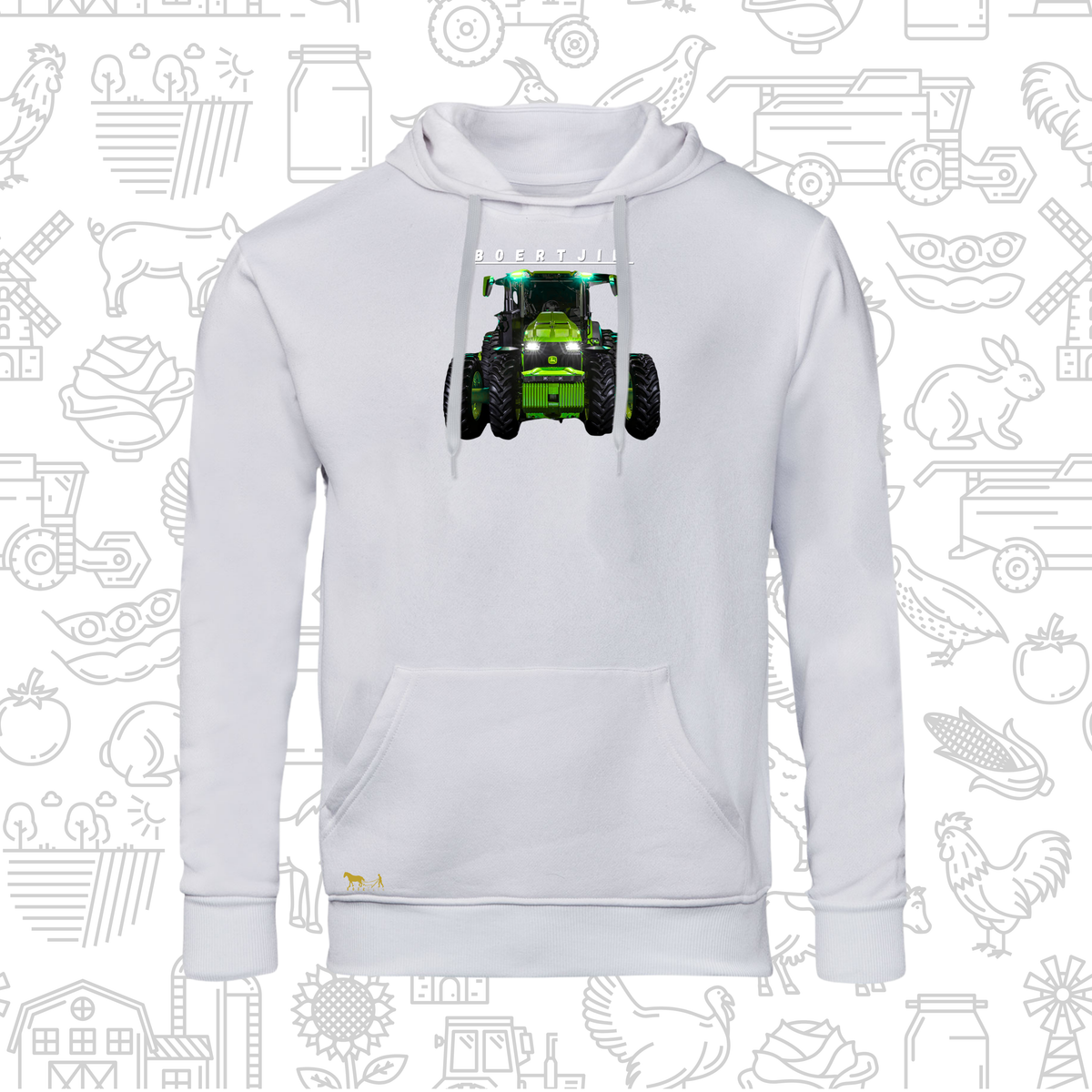 Boertjie Hoodie V Mans en Dames (M)