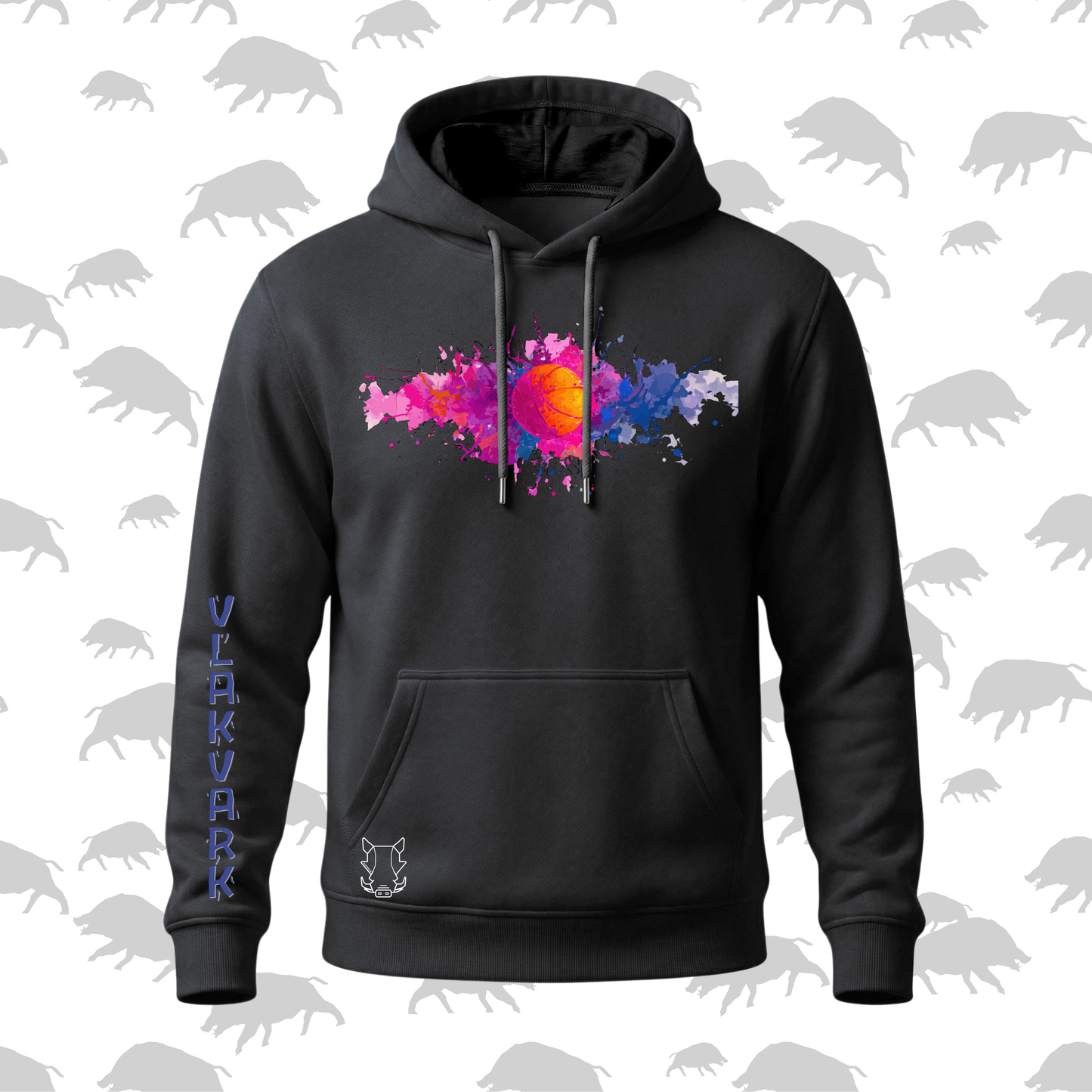 Vlakvark Hoodie V Mans en Dames