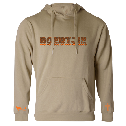 Boertjie K Hoodie vir Mans en Dames