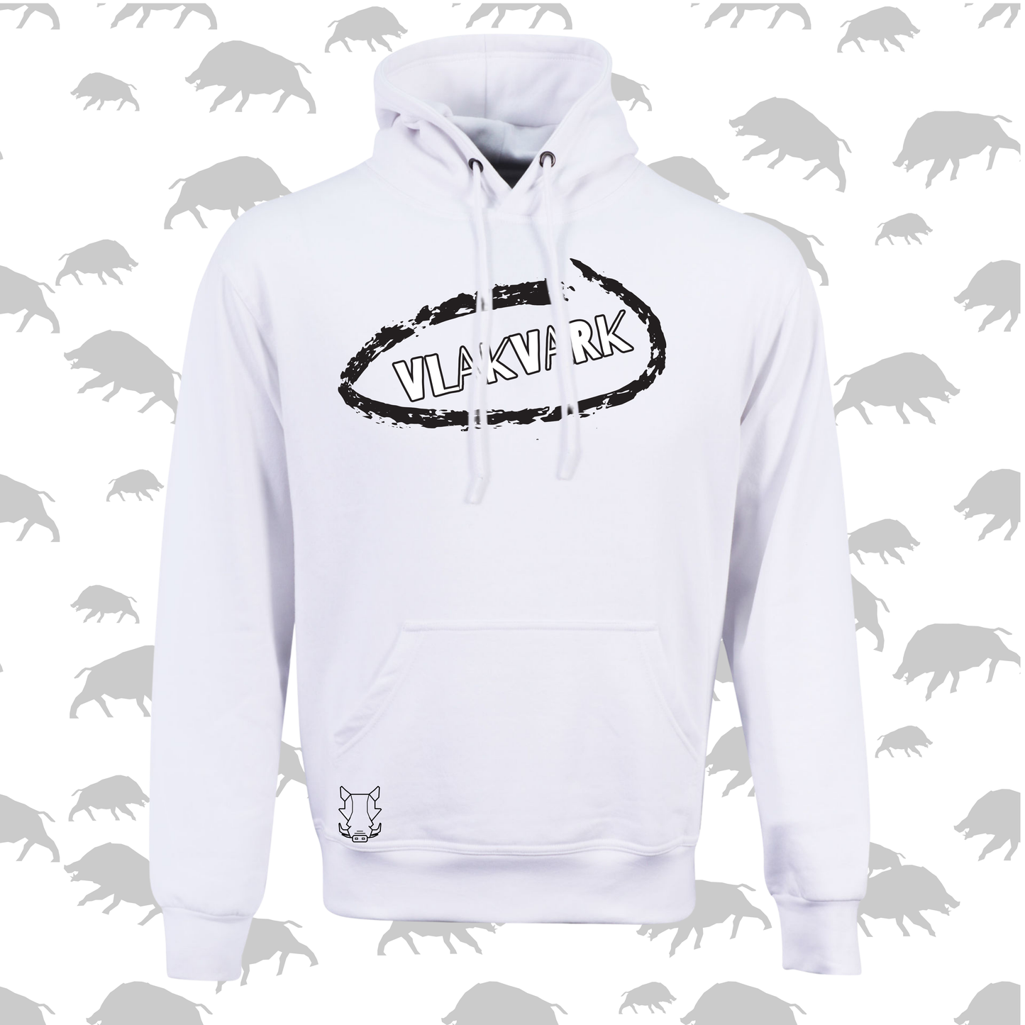 Vlakvark Hoodie V Mans en Dames (A)