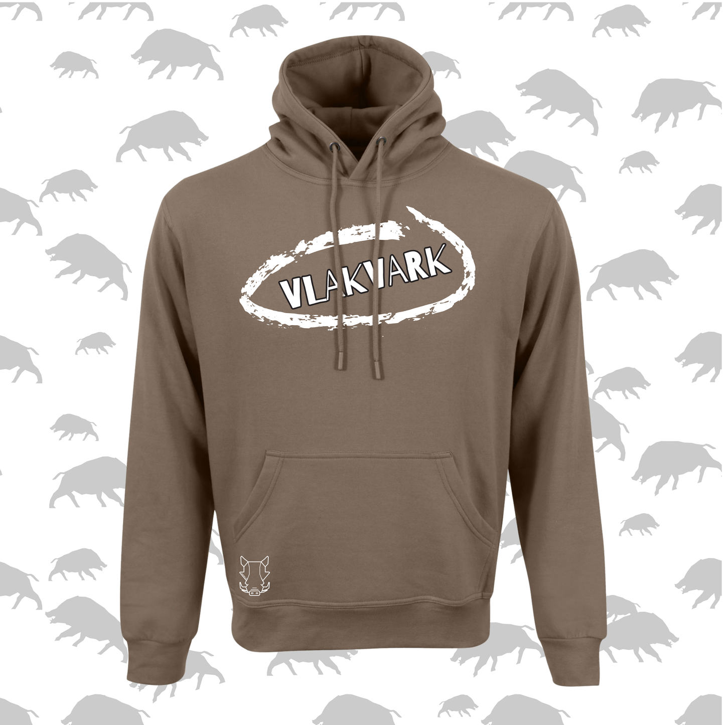 Vlakvark Hoodie V Mans en Dames (A)