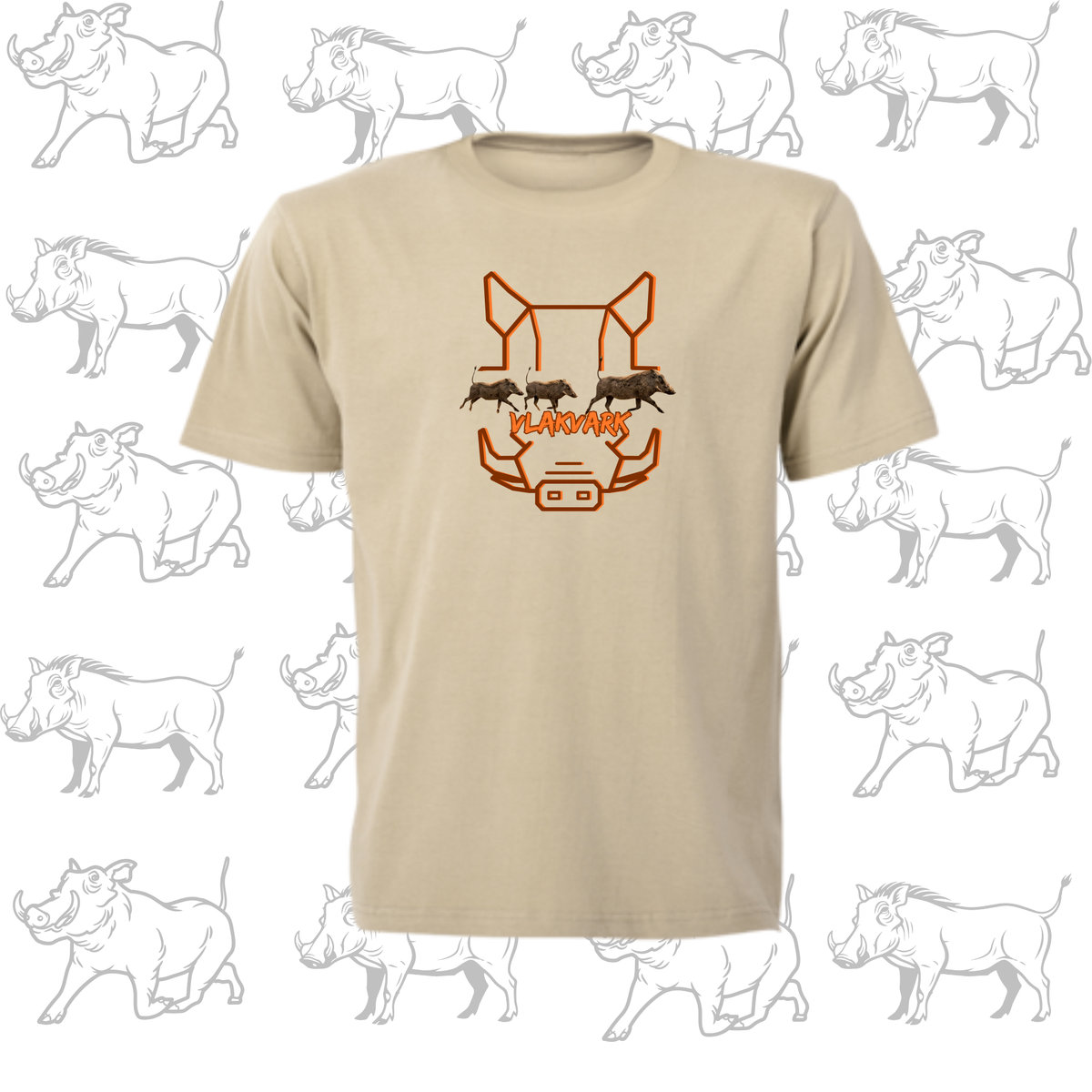 Vlakvark T-Hemp vir Mans (b) (Copy)