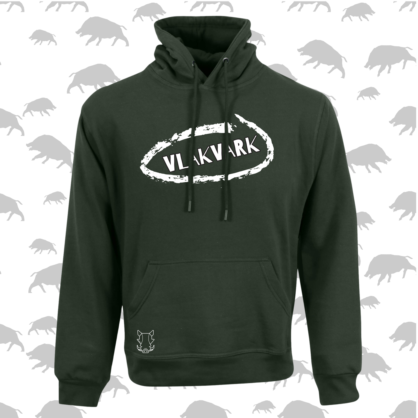 Vlakvark Hoodie V Mans en Dames (A)