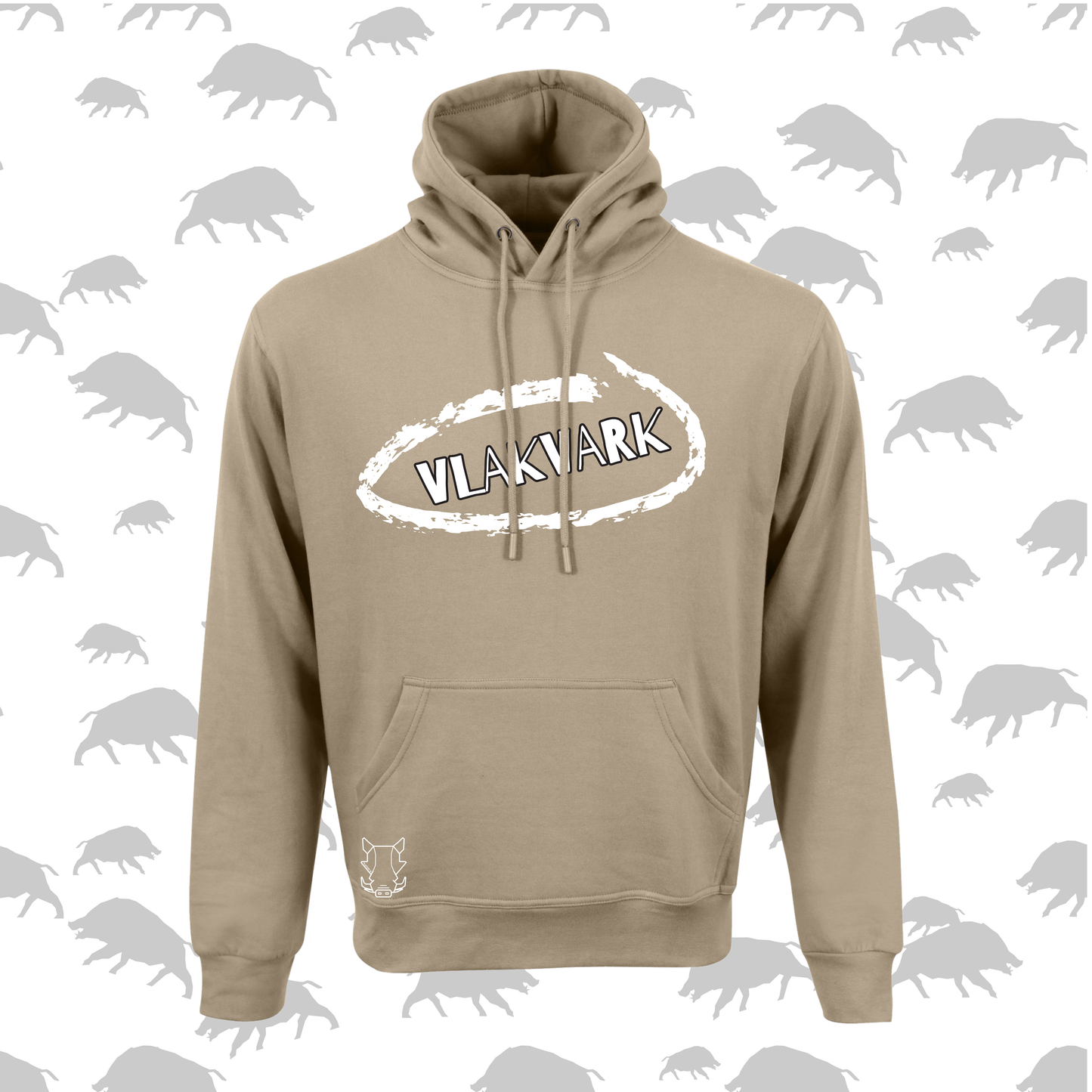 Vlakvark Hoodie V Mans en Dames (A)