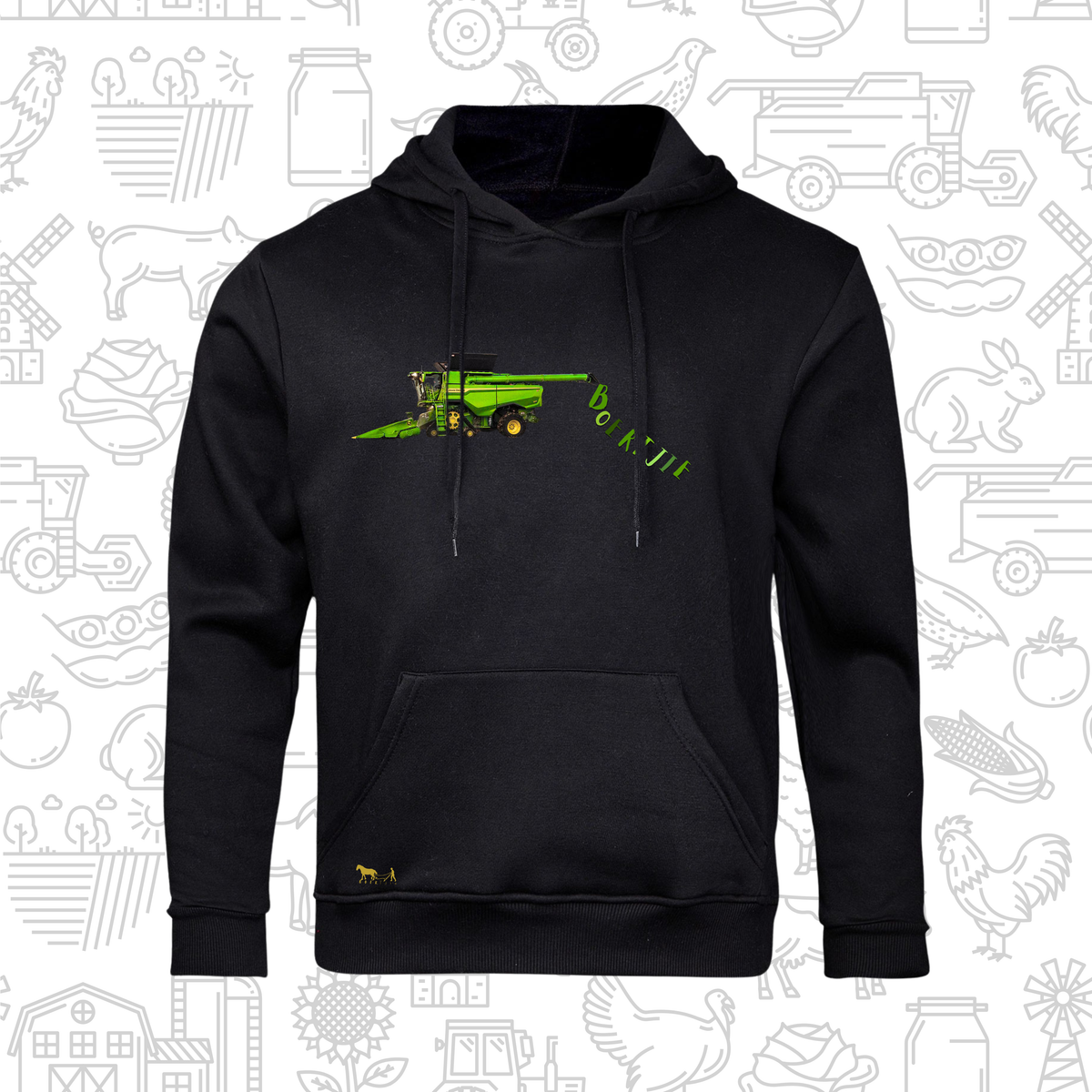 Boertjie Hoodie V Mans en Dames (M)