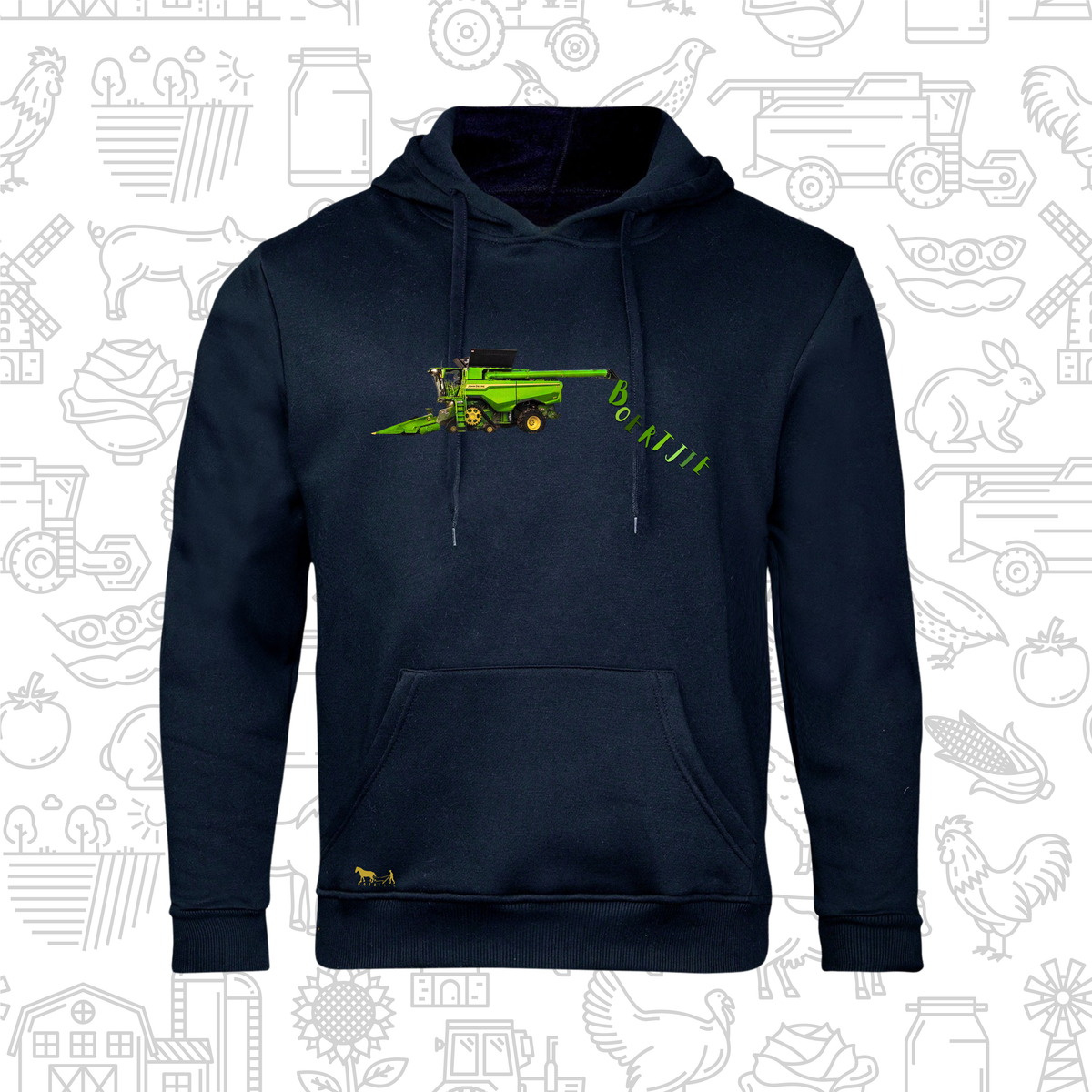Boertjie Hoodie V Mans en Dames (M)
