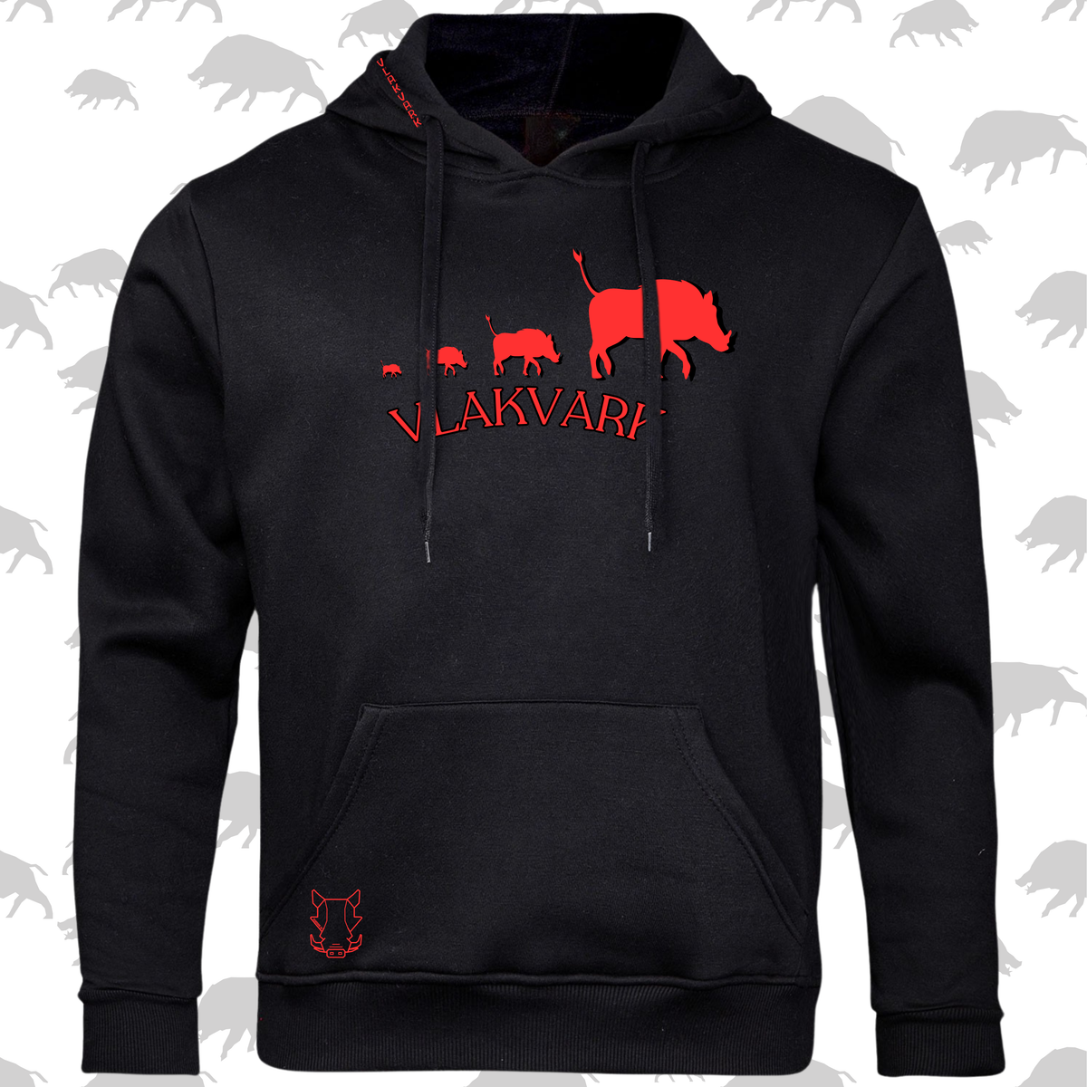 Vlakvark W Hoodie vir Mans en Dames – Vlakvark SA