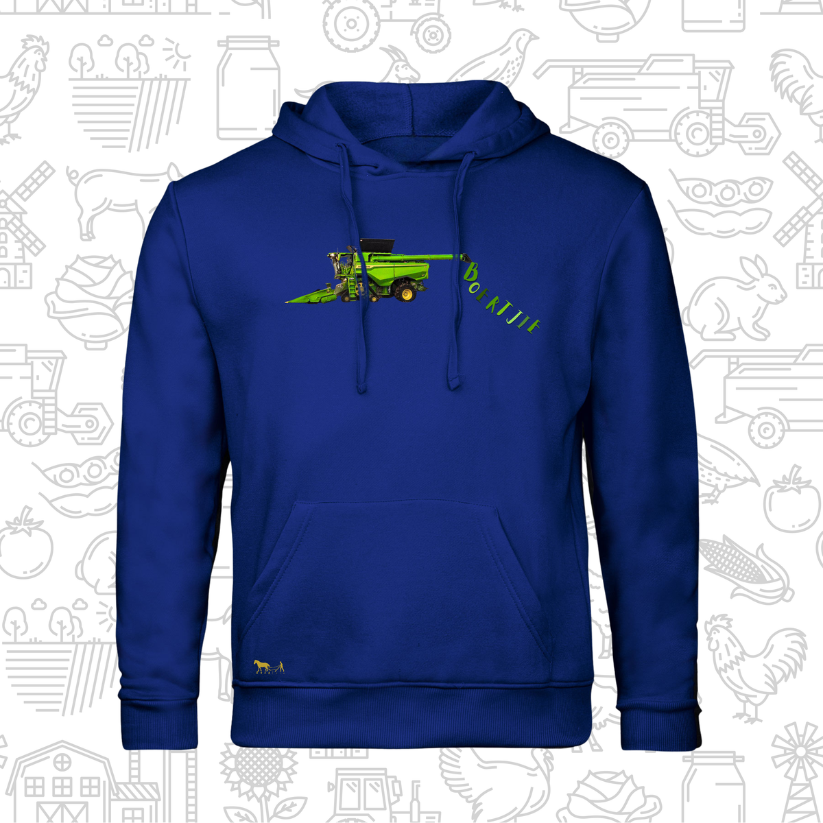 Boertjie Hoodie V Mans en Dames (M)