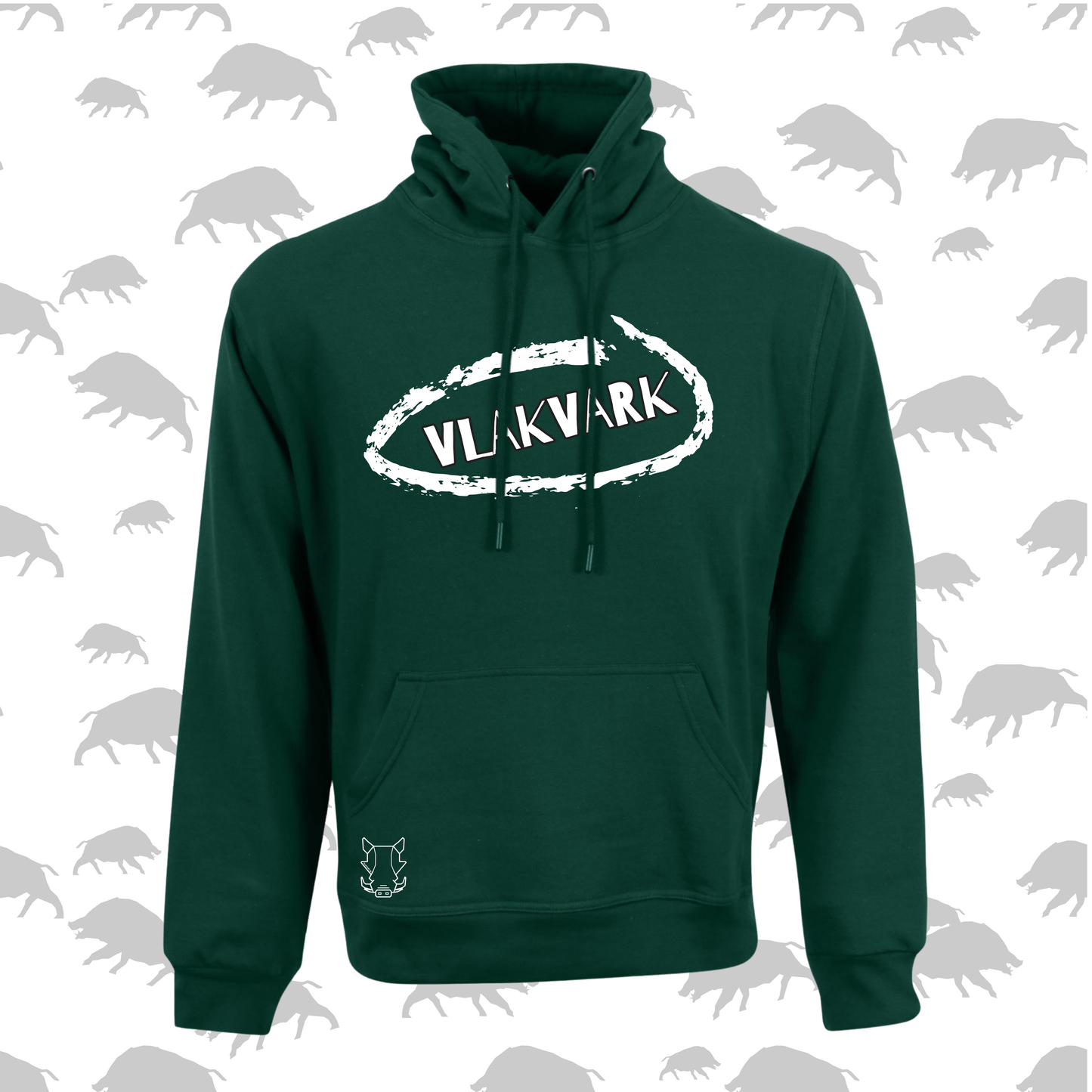 Vlakvark Hoodie V Mans en Dames (A)