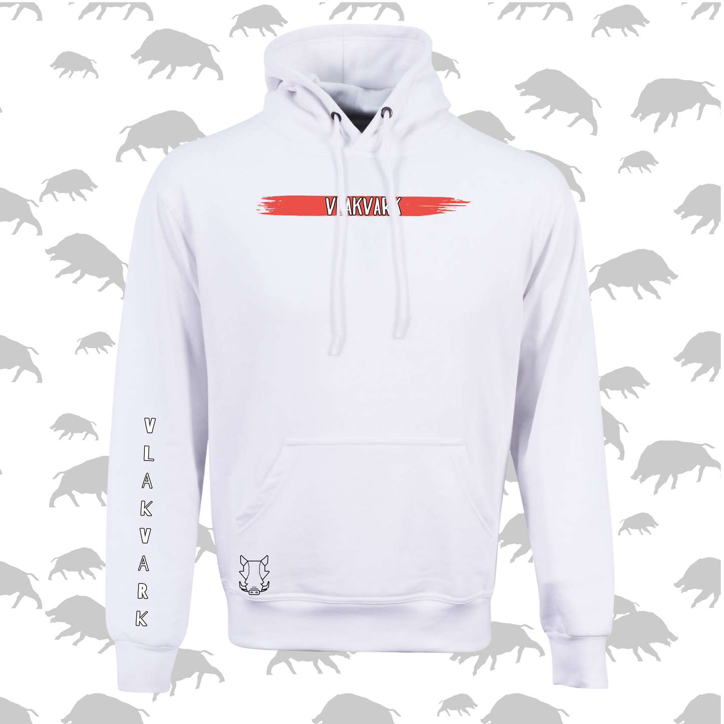 Vlakvark Hoodie V Mans en Dames (A)