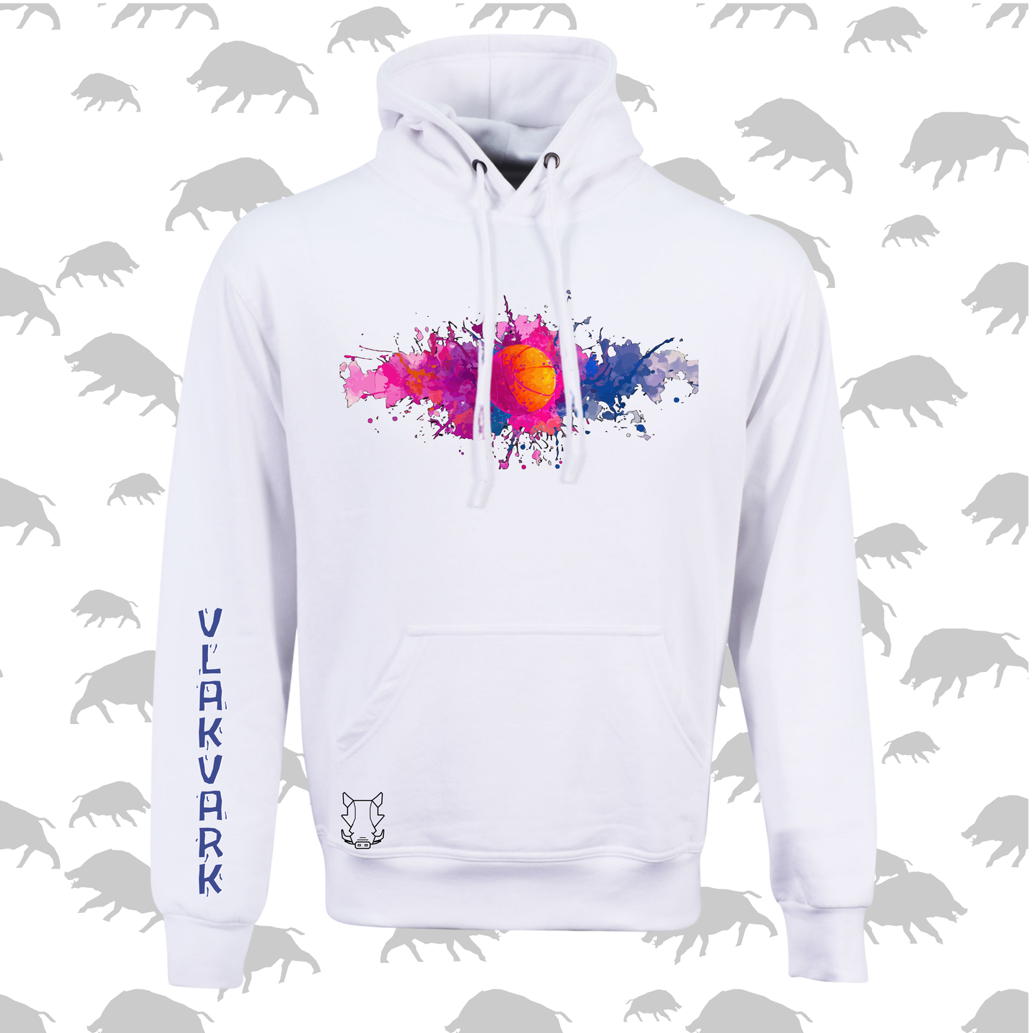Vlakvark Hoodie V Mans en Dames