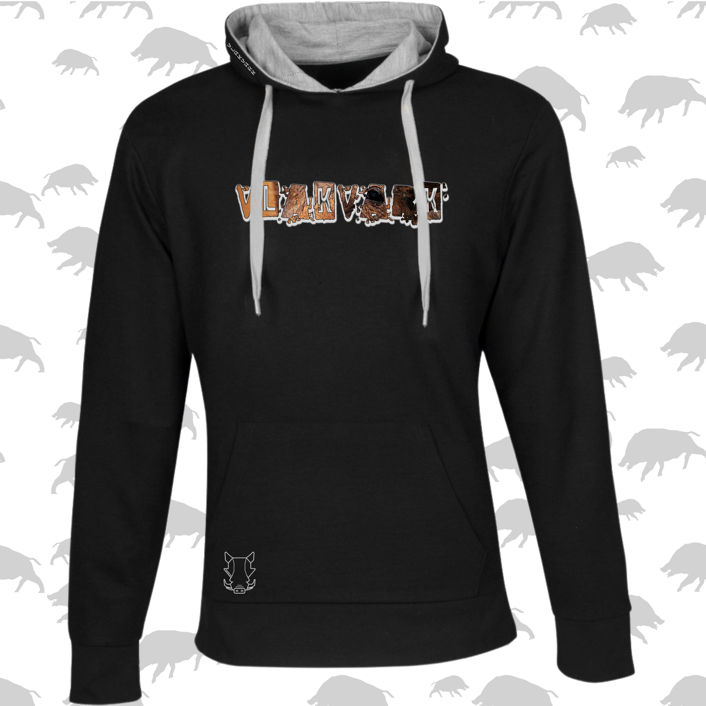 Vlakvark Hoodie Vir Mans en Dames