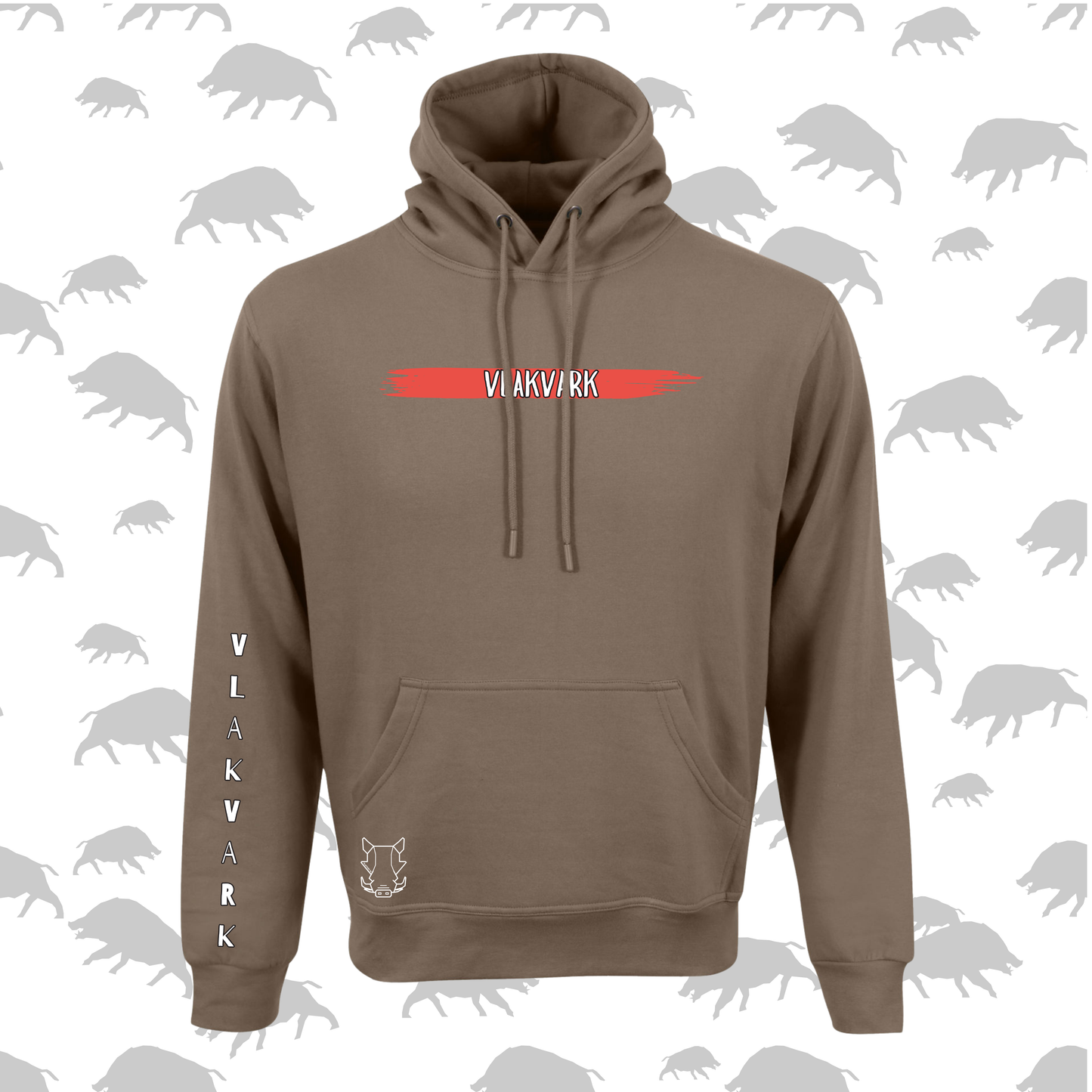 Vlakvark Hoodie V Mans en Dames (A)