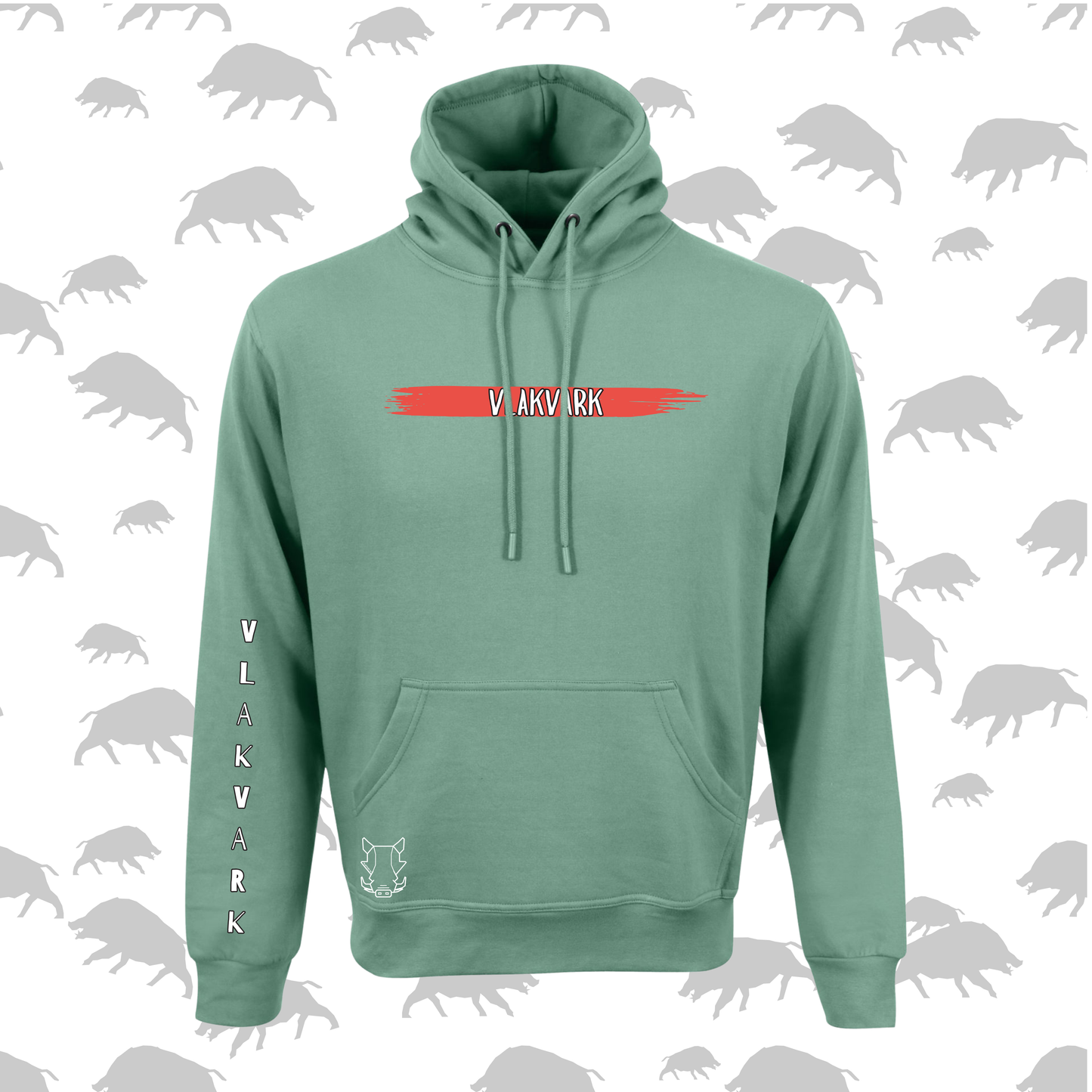 Vlakvark Hoodie V Mans en Dames (A)