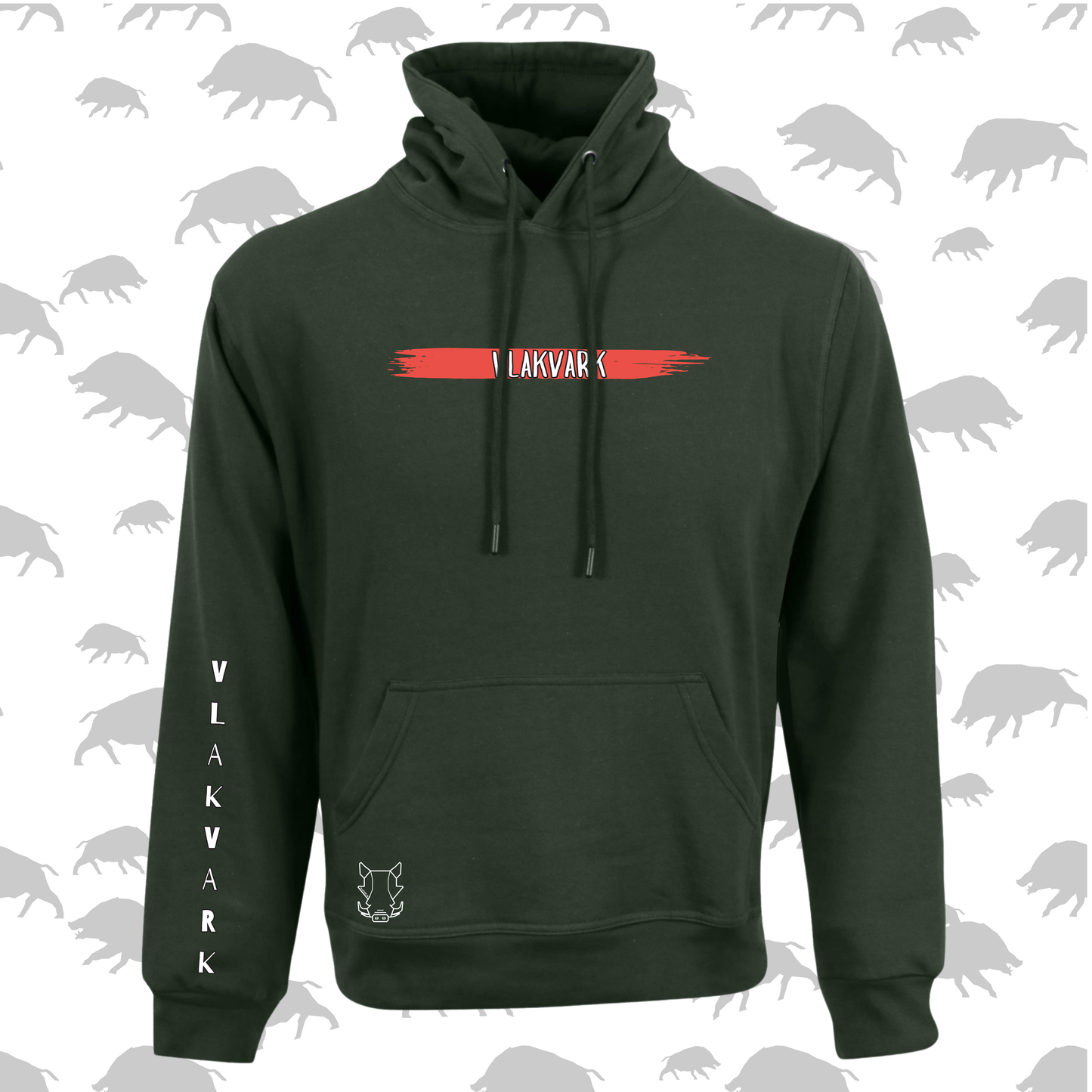 Vlakvark Hoodie V Mans en Dames (A)