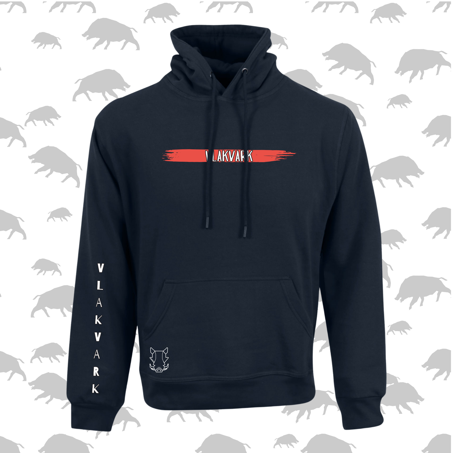 Vlakvark Hoodie V Mans en Dames (A)
