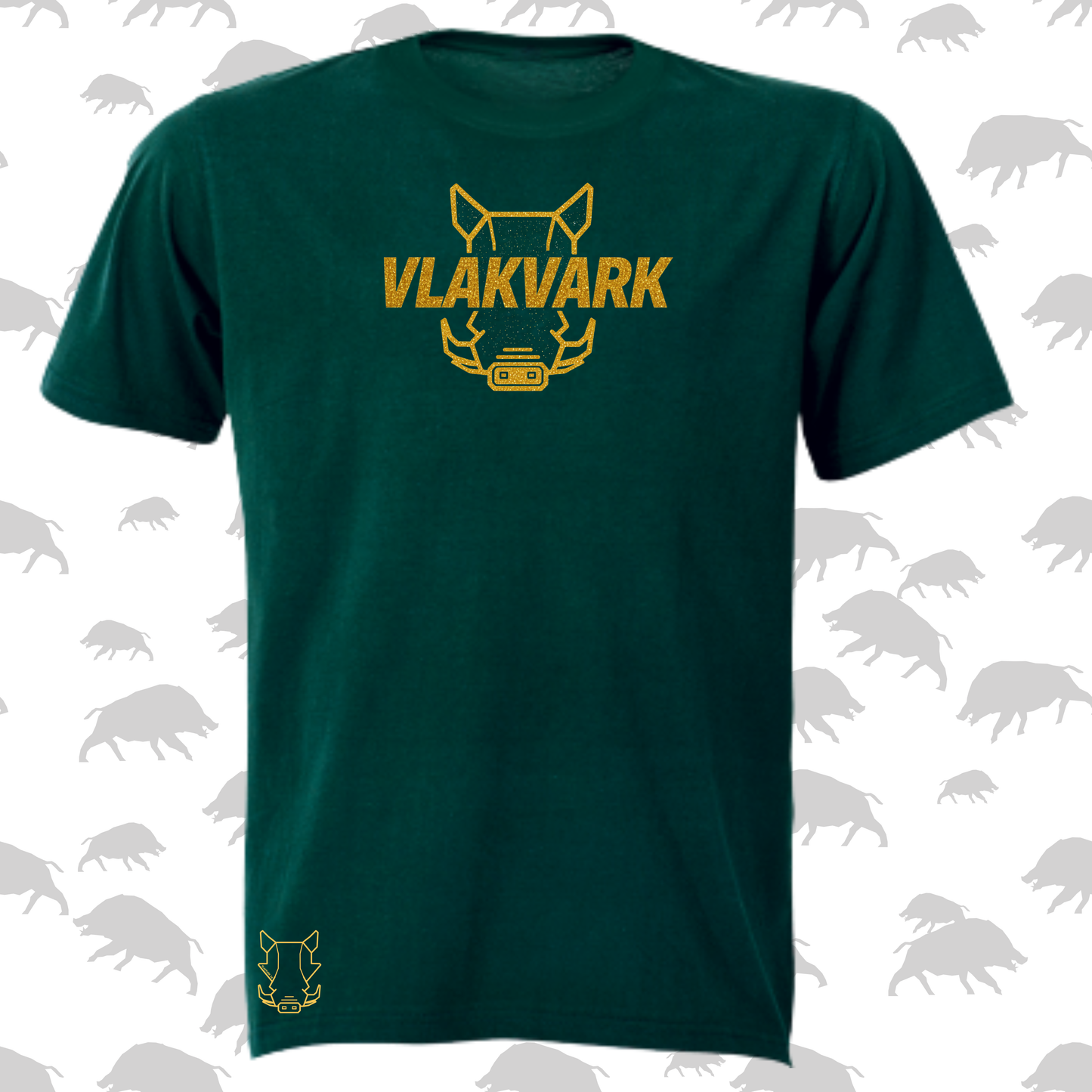 Vlakvark Gold T-Hemp vir Mans (b)