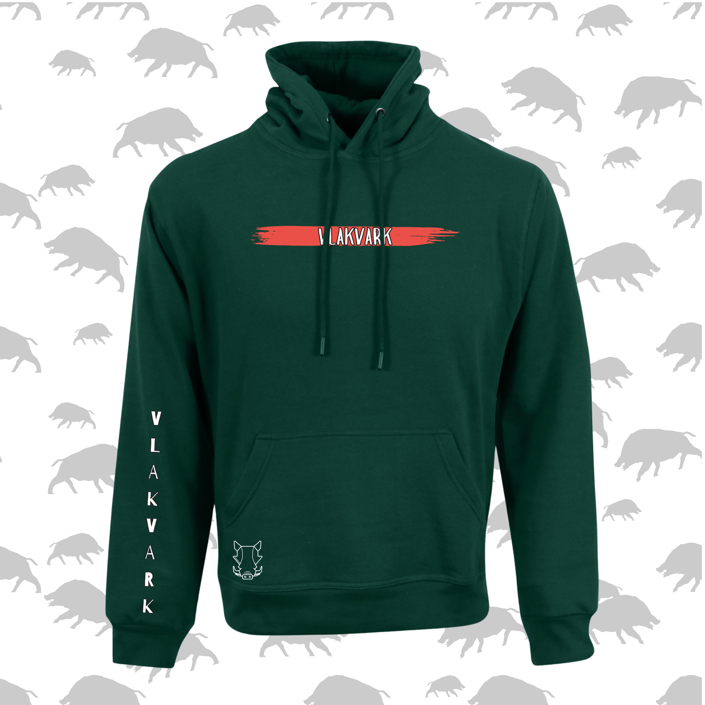 Vlakvark Hoodie V Mans en Dames (A)