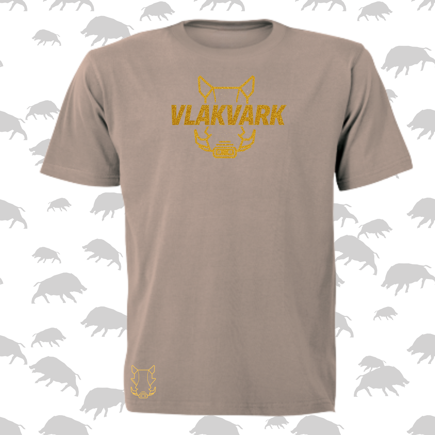 Vlakvark Gold T-Hemp vir Mans (b)