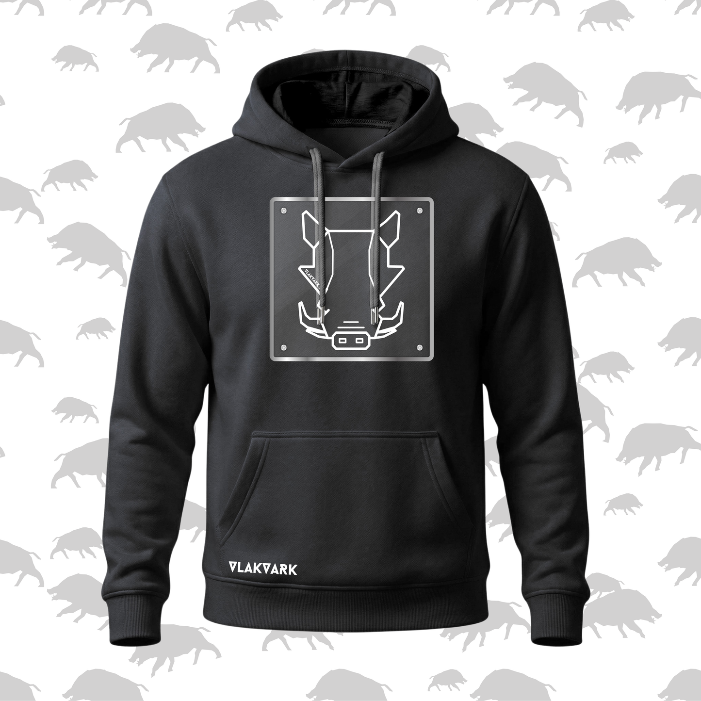 Vlakvark Hoodie V Mans en Dames (A)