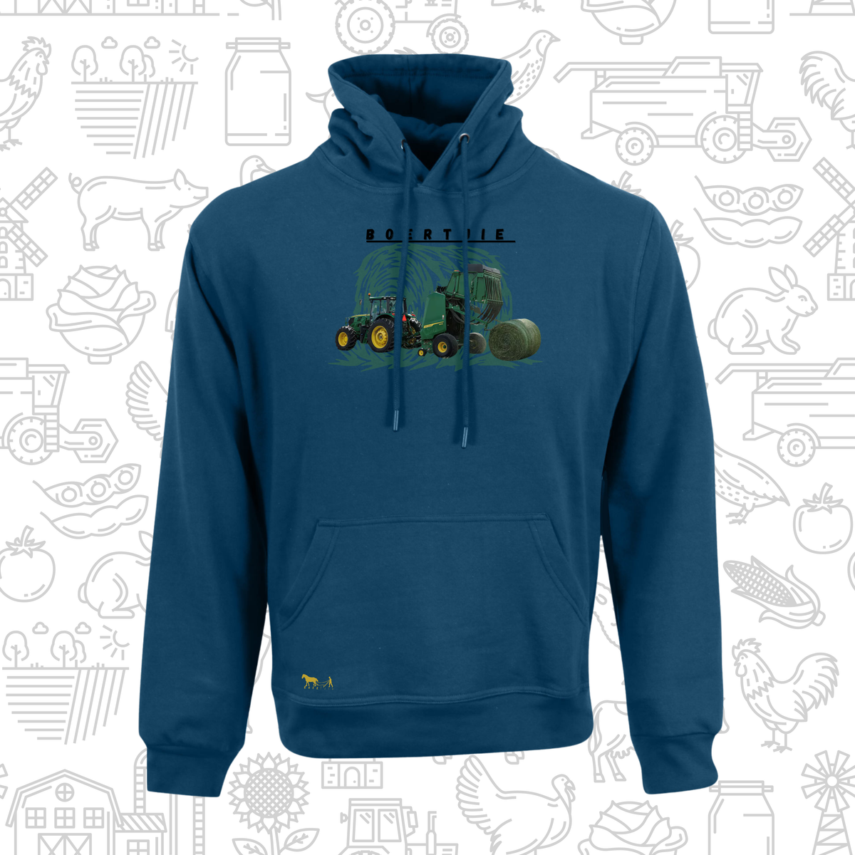 Boertjie Hoodie V Mans en Dames (M)