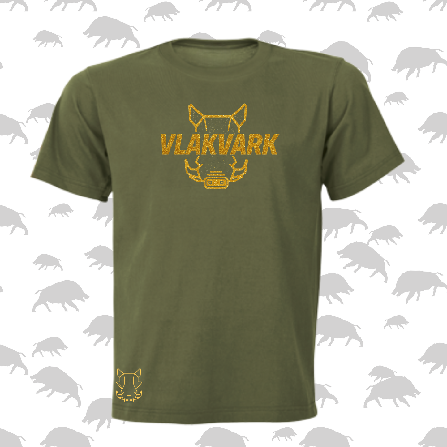 Vlakvark Gold T-Hemp vir Mans (b)