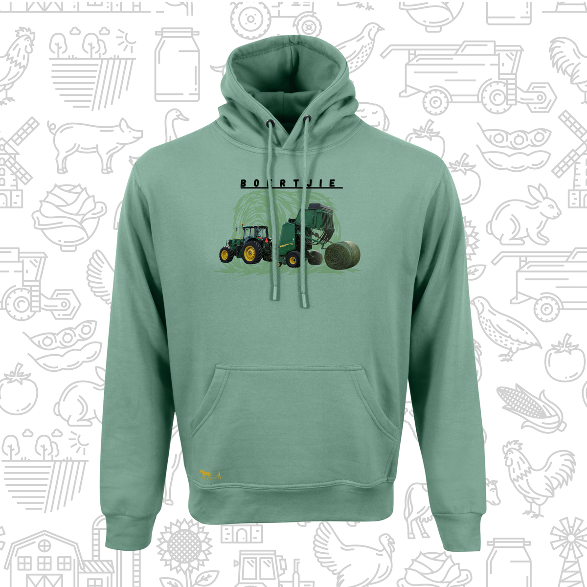 Boertjie Hoodie V Mans en Dames (M)