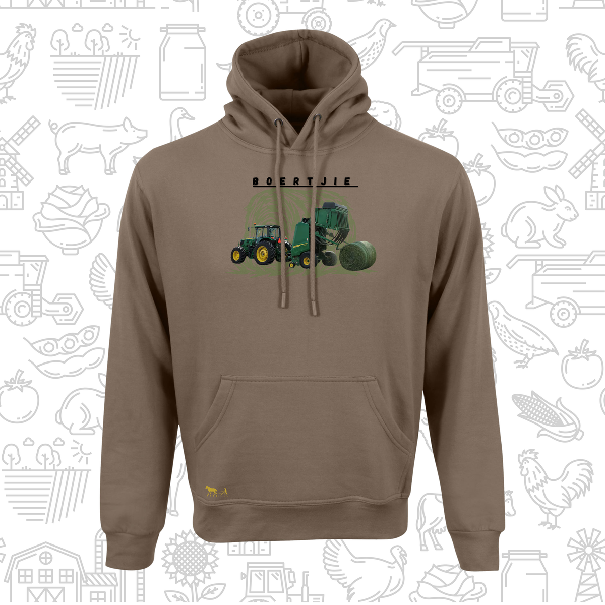 Boertjie Hoodie V Mans en Dames (M)