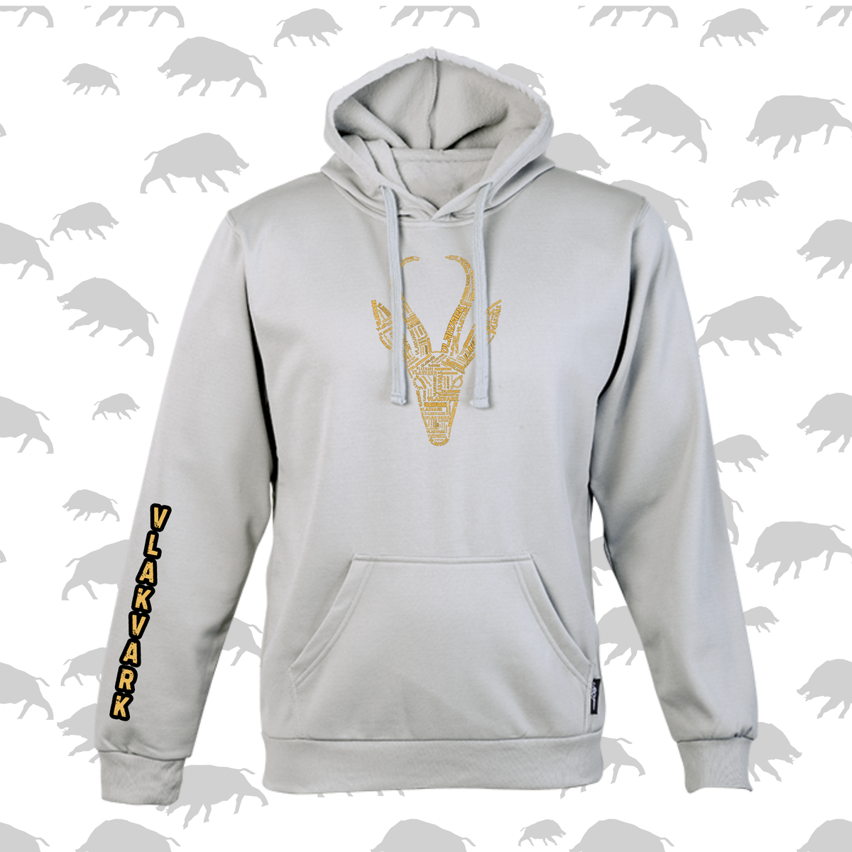 Vlakvark Hoodie vir Mans en Dames (A)