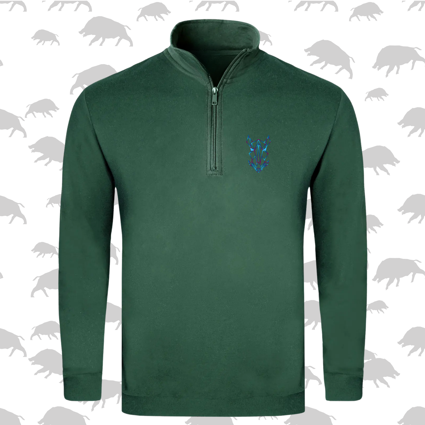 Vlakvark Zip Trui vir Mans en Dames