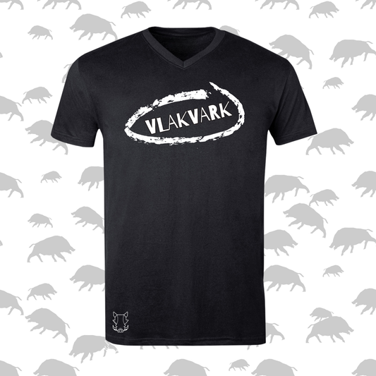 Vlakvark V-nek  T-Hemp vir Mans