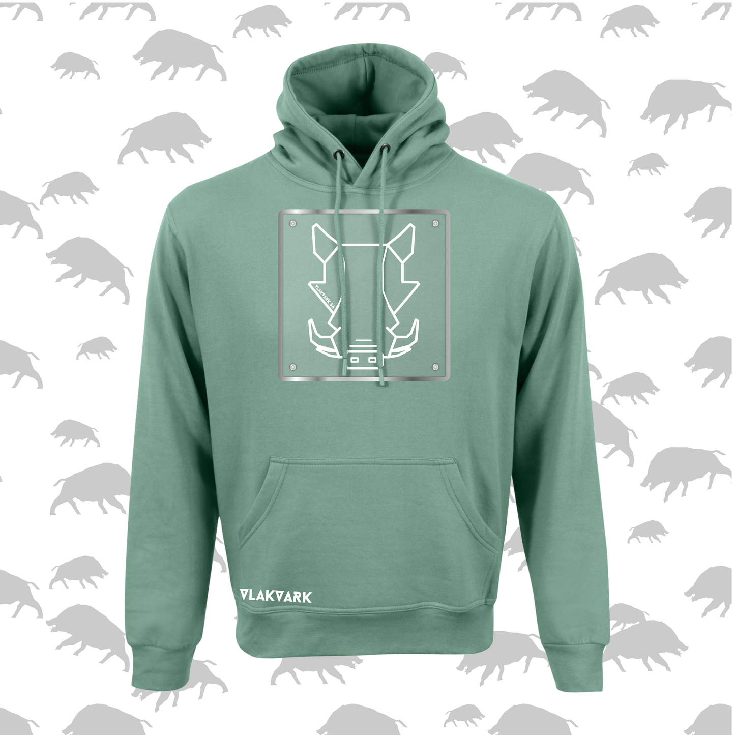 Vlakvark Hoodie V Mans en Dames (A)