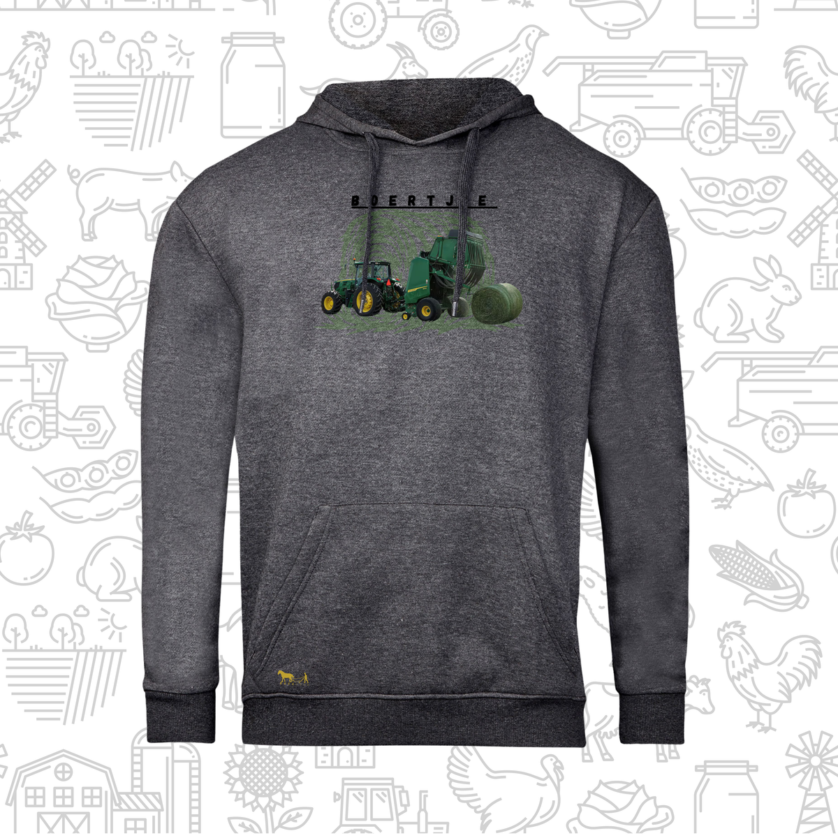 Boertjie Hoodie V Mans en Dames (M)