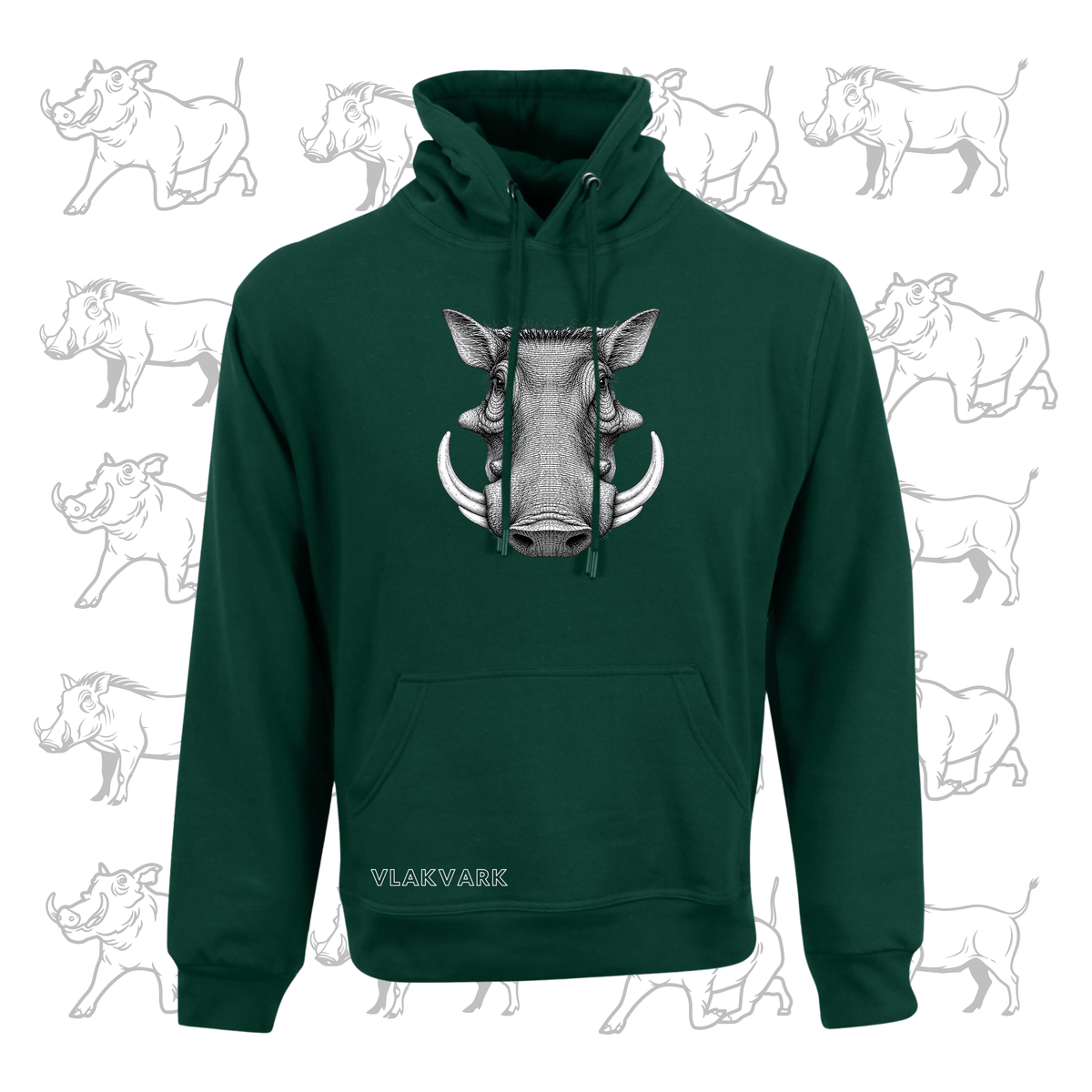 Vlakvark Mans en Dames Phoenix Hoodie (m]