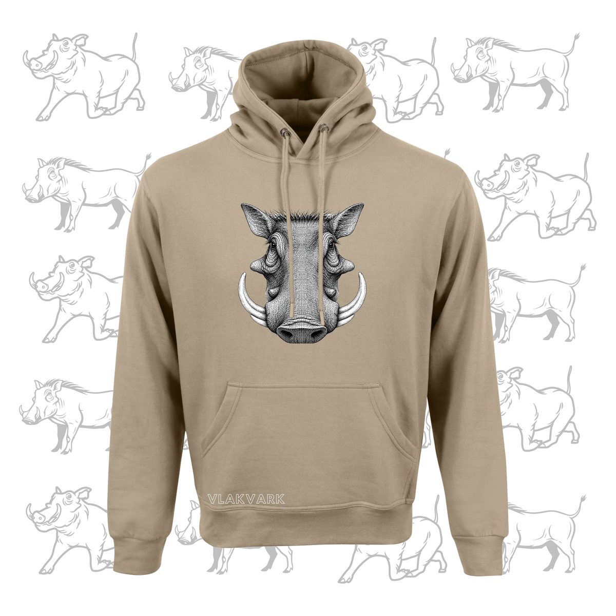 Vlakvark Mans en Dames Phoenix Hoodie (m]