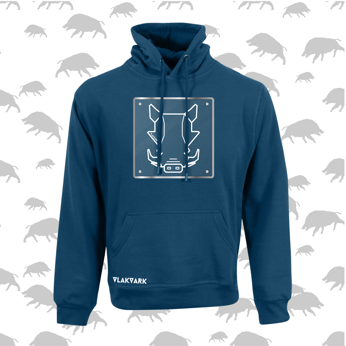 Vlakvark Hoodie V Mans en Dames (A)