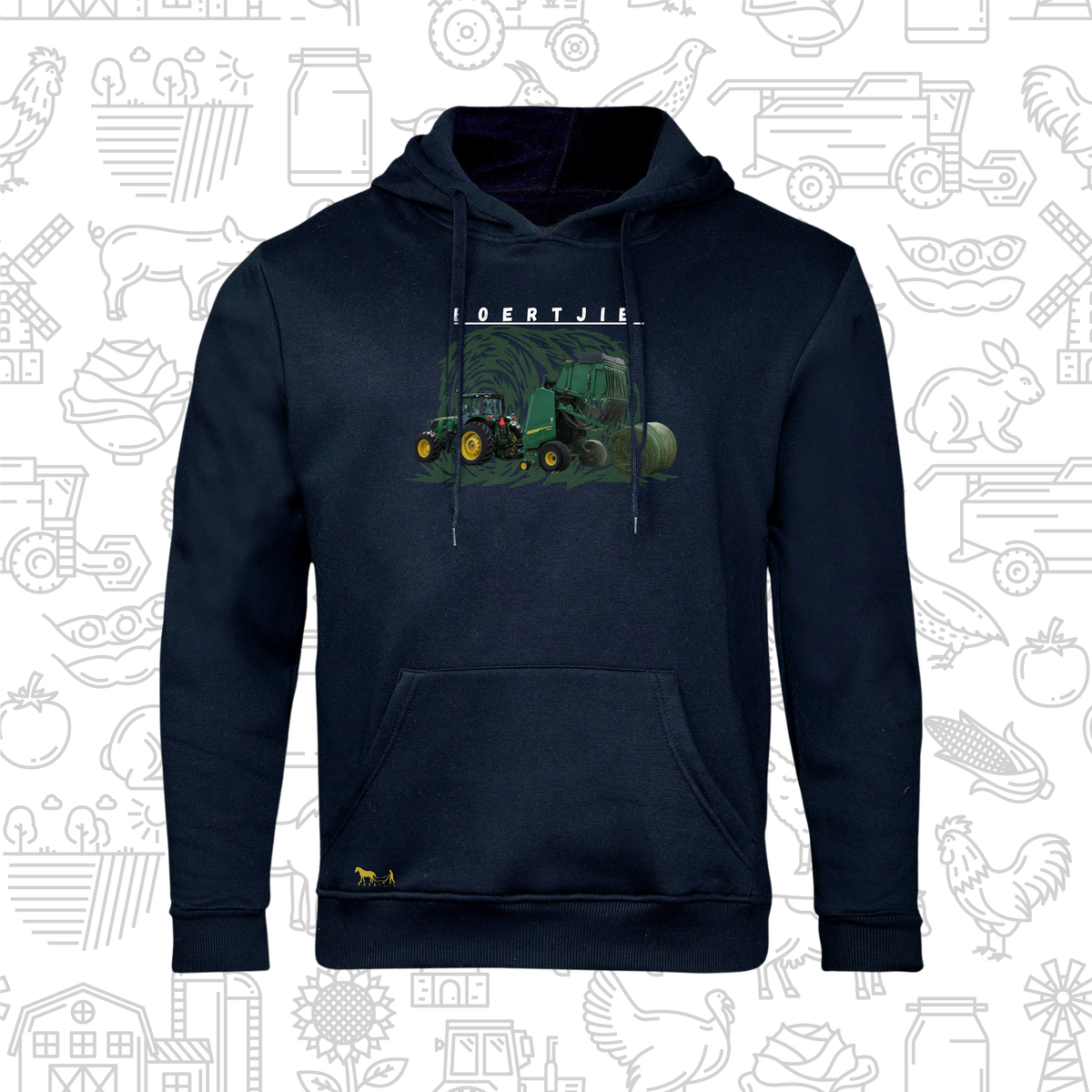 Boertjie Hoodie V Mans en Dames (M)