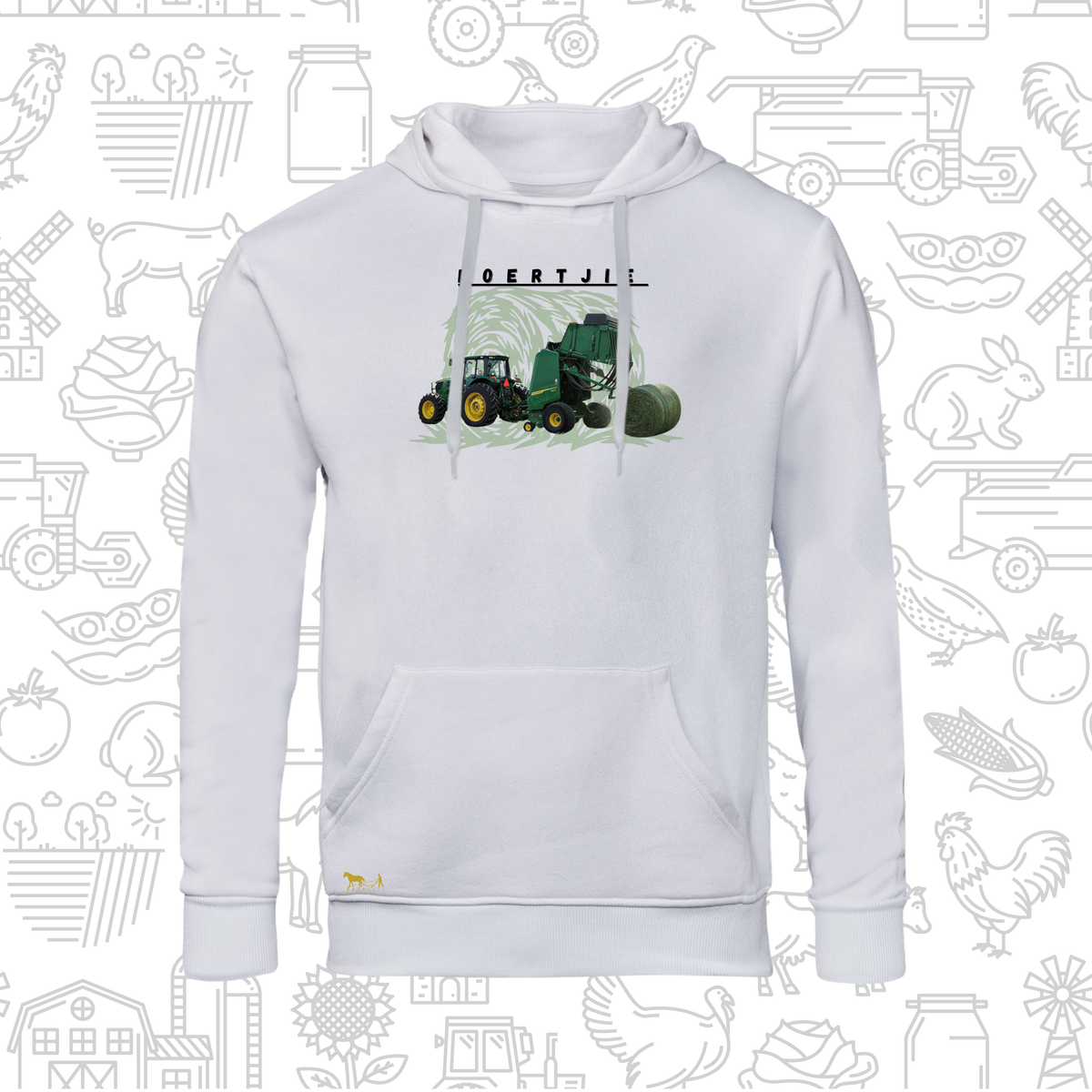 Boertjie Hoodie V Mans en Dames (M)