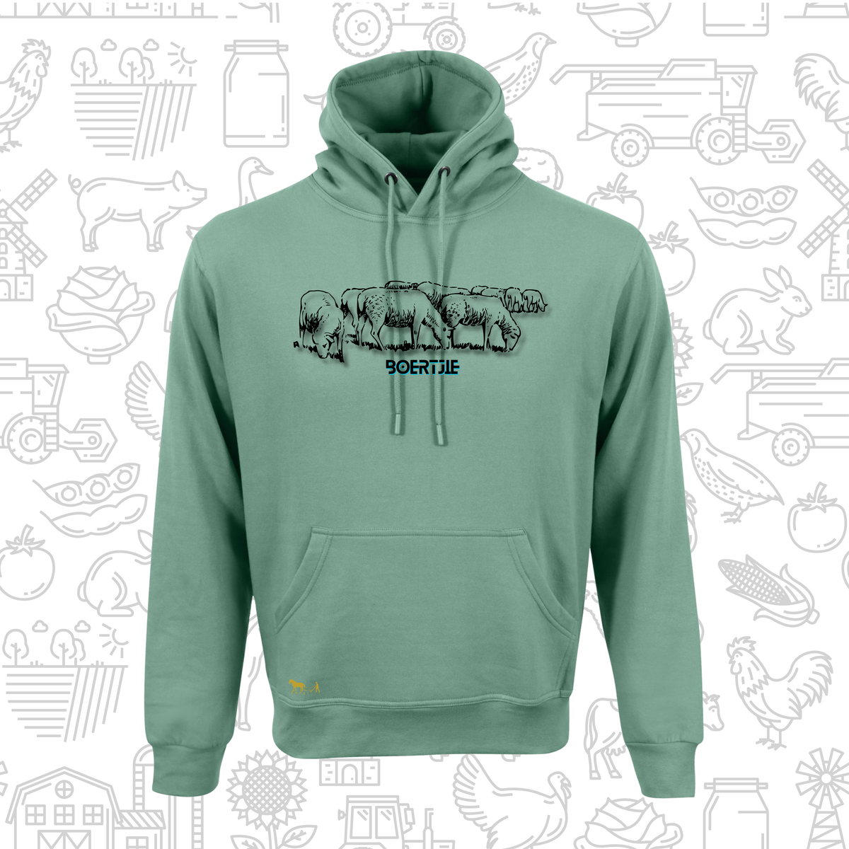 Boertjie Hoodie V Mans en Dames (M)