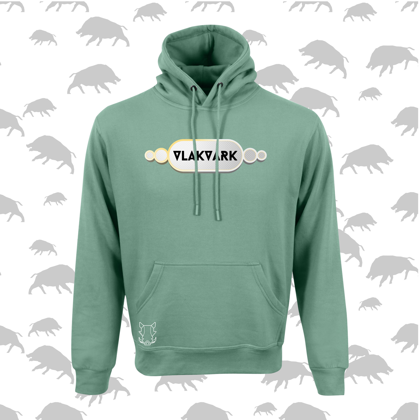 Vlakvark Hoodie V Mans en Dames (A)